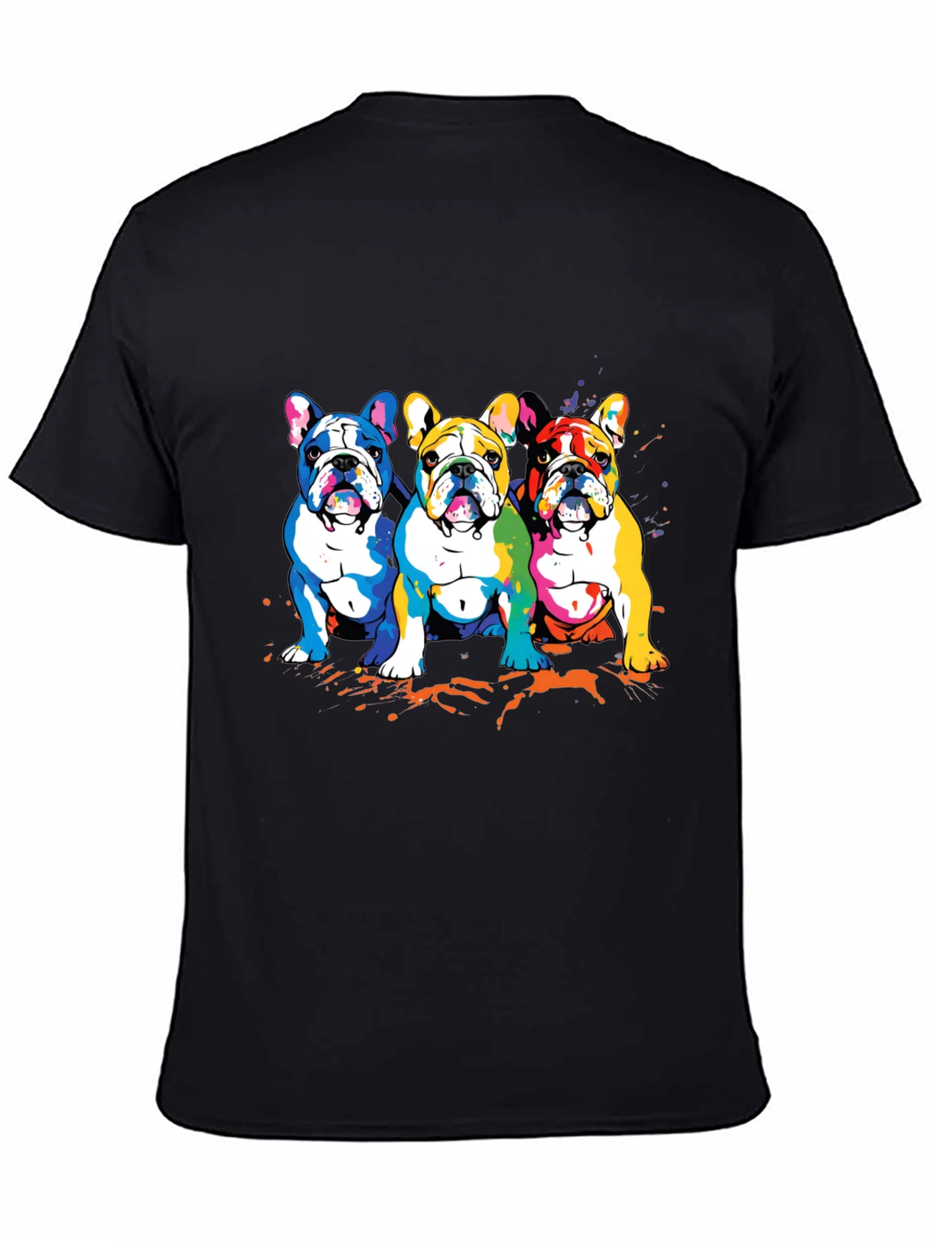 Colorful French Bulldog T-Shirt