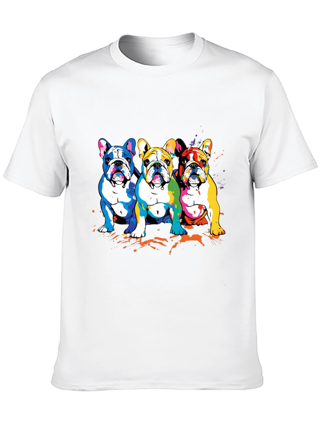 Colorful French Bulldog T-Shirt