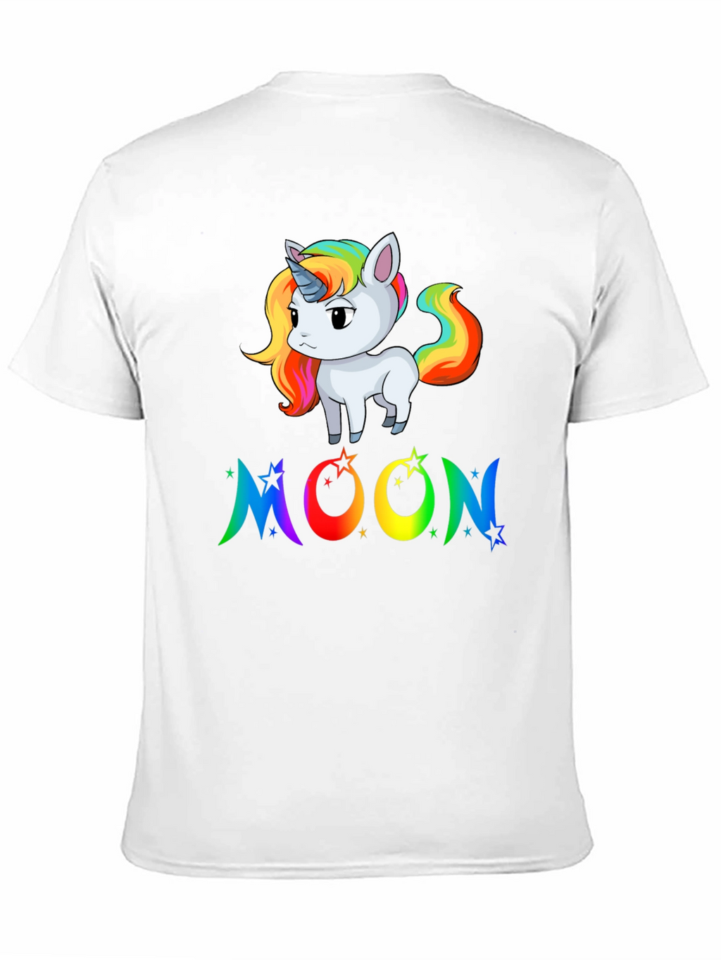 Rainbow Unicorn Moon Graphic Tee