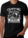 Camping Friends Marshmallows T-Shirt