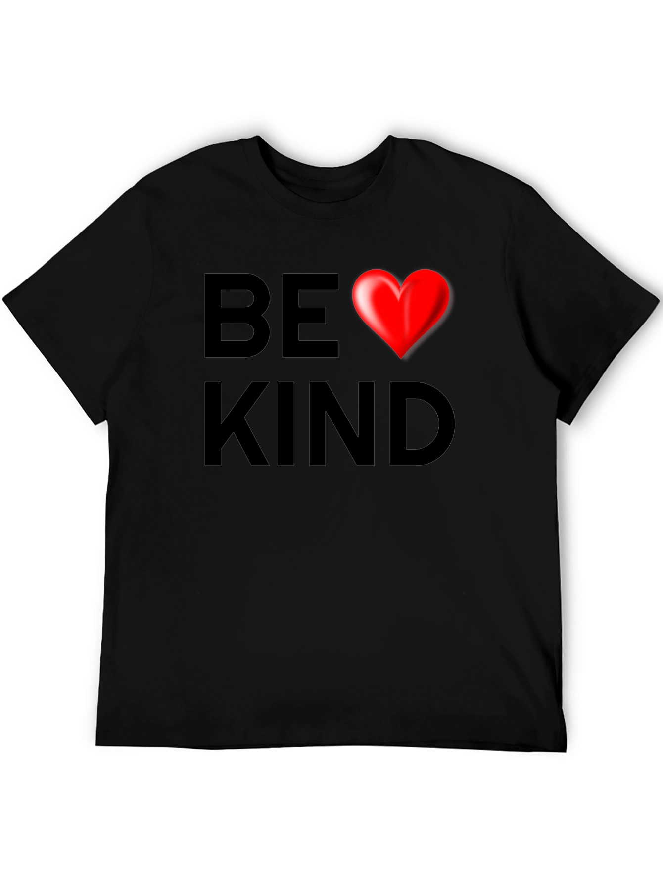 Be Kind Heart Graphic Tee - Soft Cotton Blend