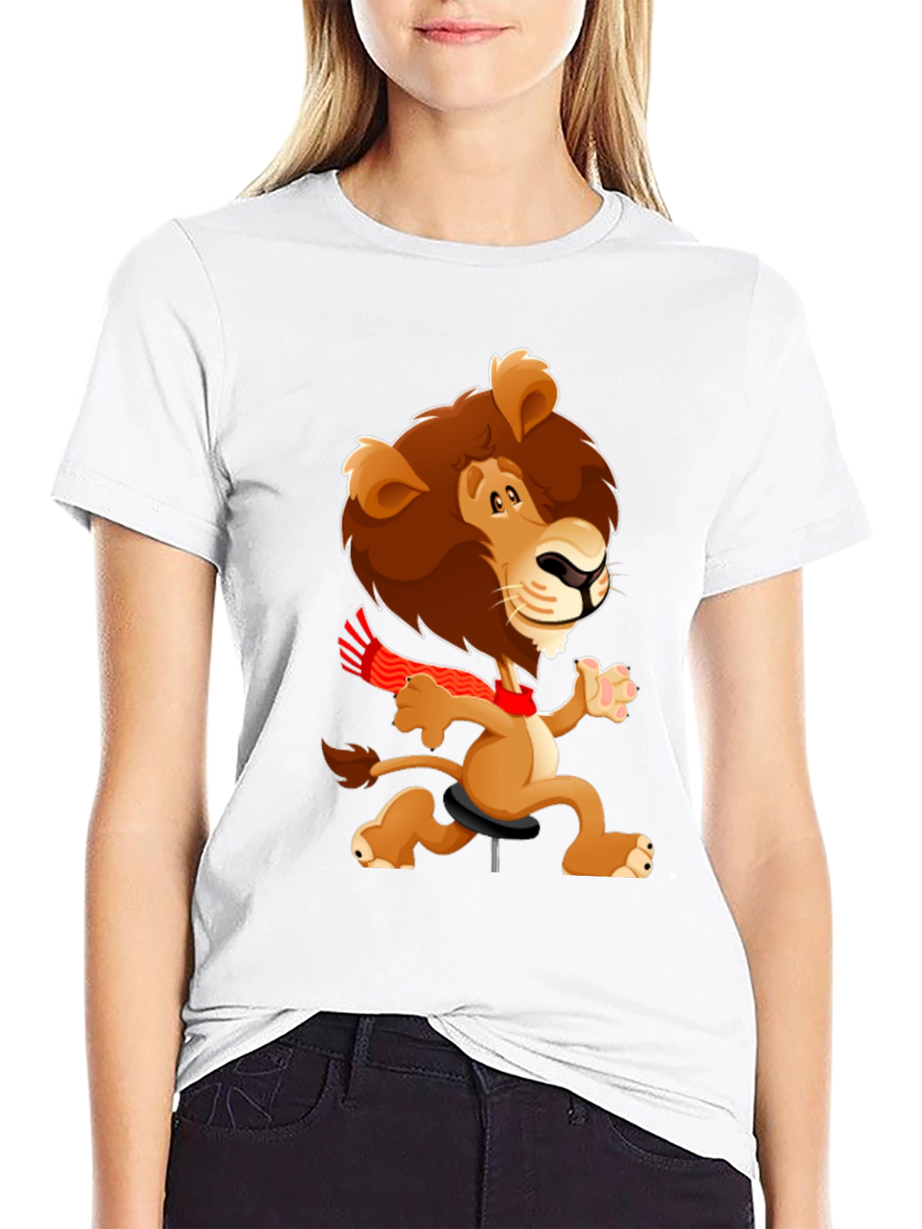 Cartoon Lion T-Shirt - Fun & Unique Design