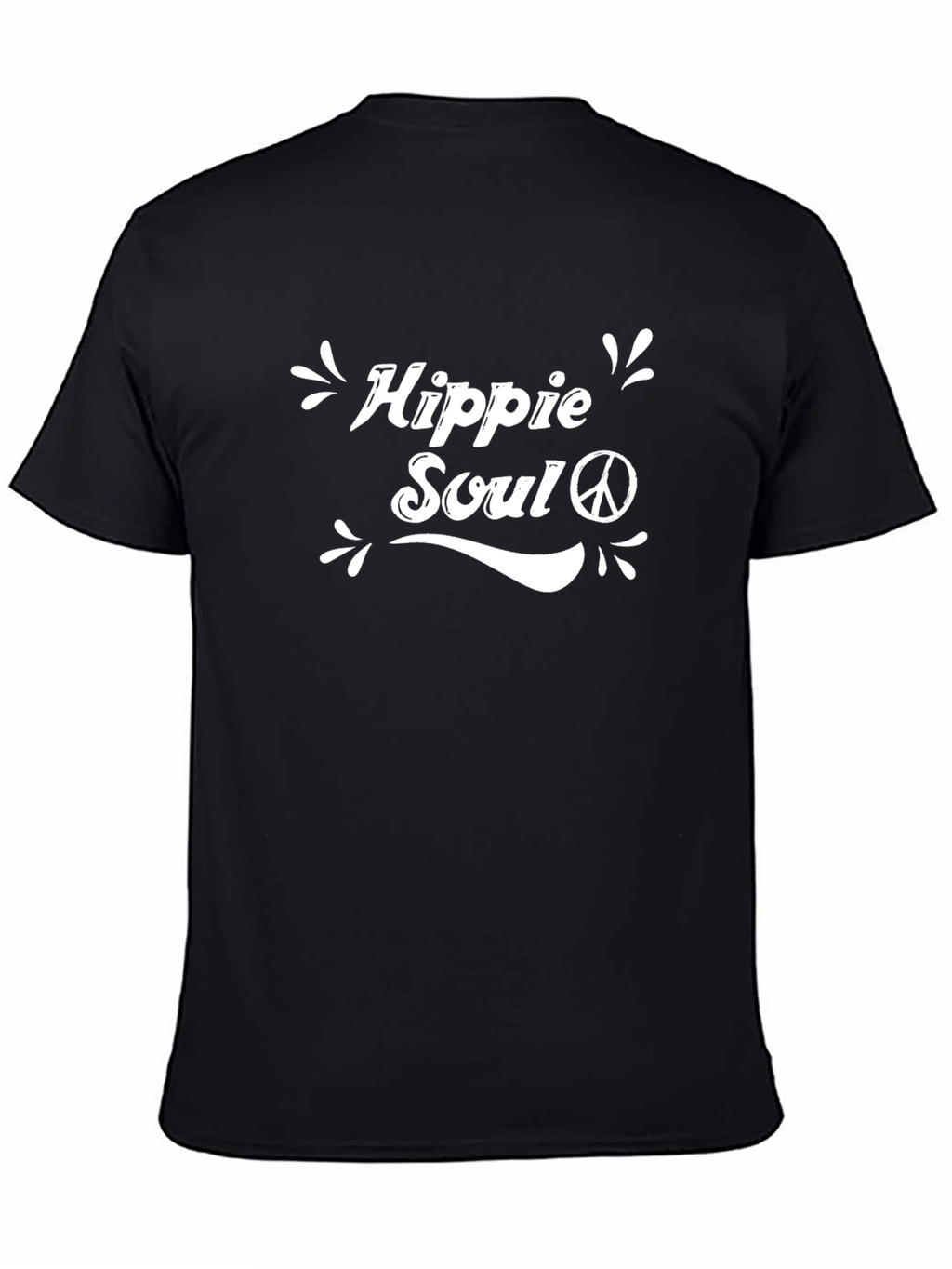 Hippie Soul Graphic T-Shirt - Black