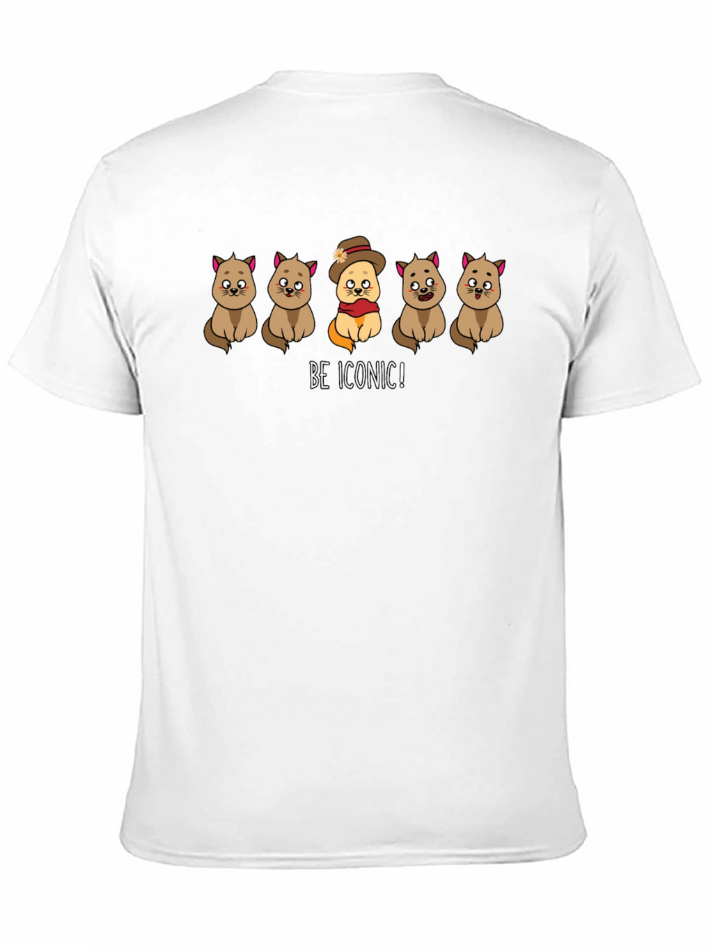 Be Iconic! Cats Graphic T-Shirt