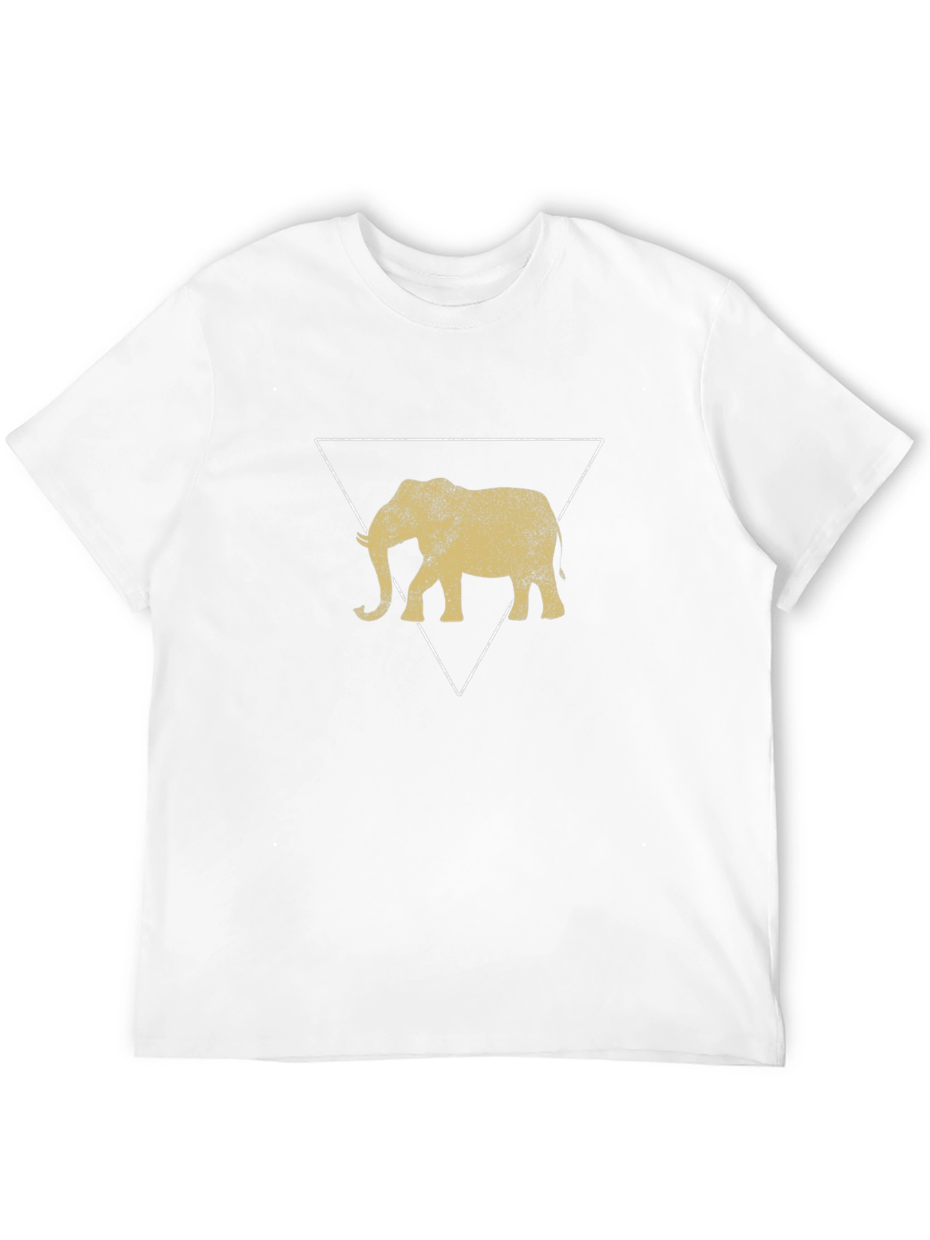 Elephant Triangle T-Shirt - Stylish Graphic Tee
