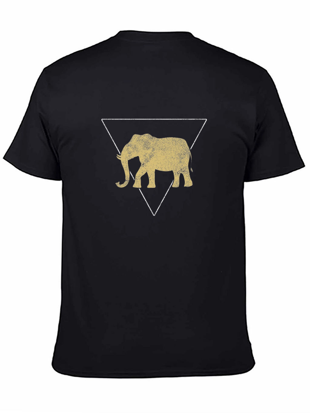 Elephant Triangle T-Shirt - Stylish Graphic Tee