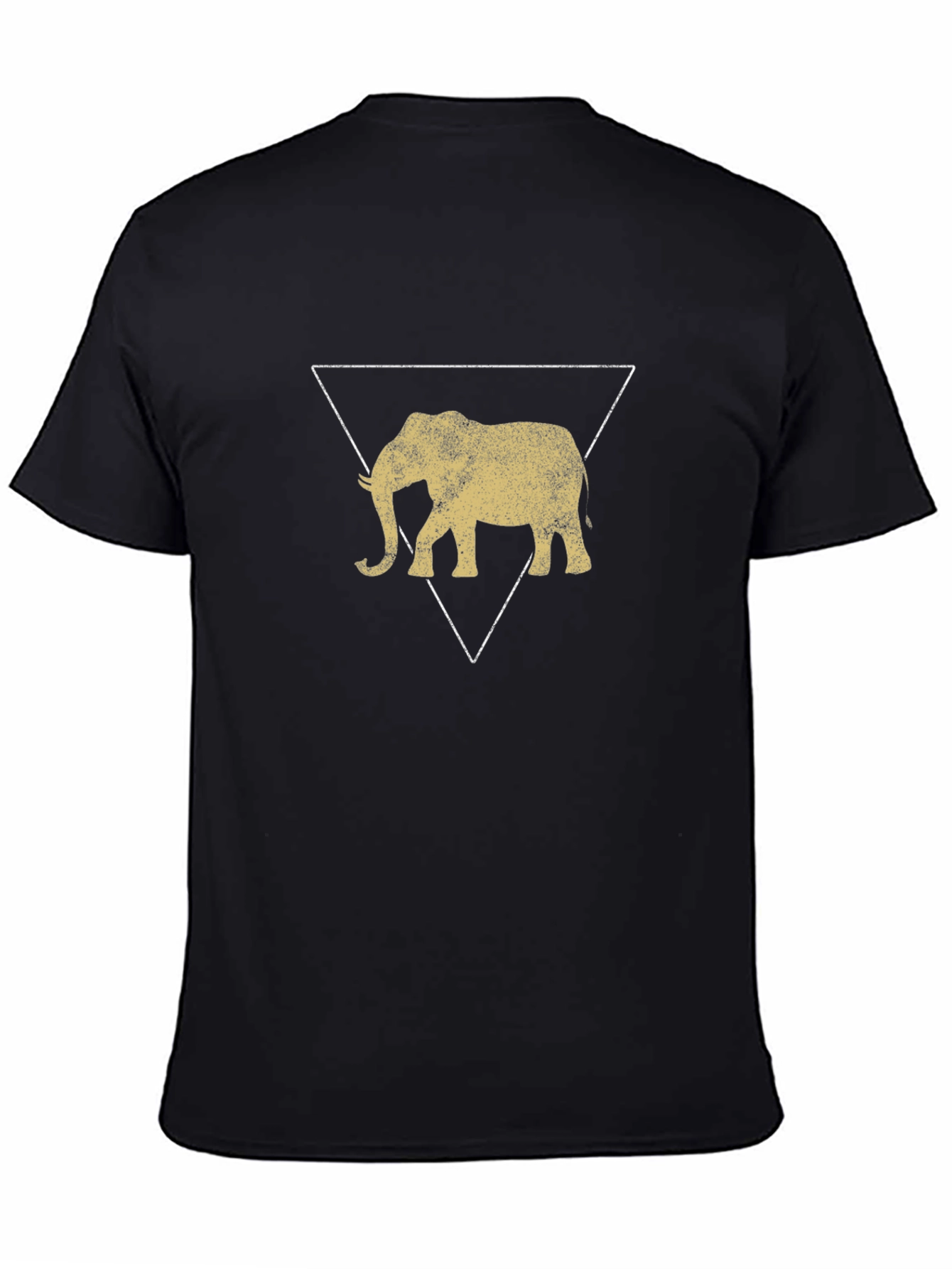 Elephant Triangle T-Shirt - Stylish Graphic Tee