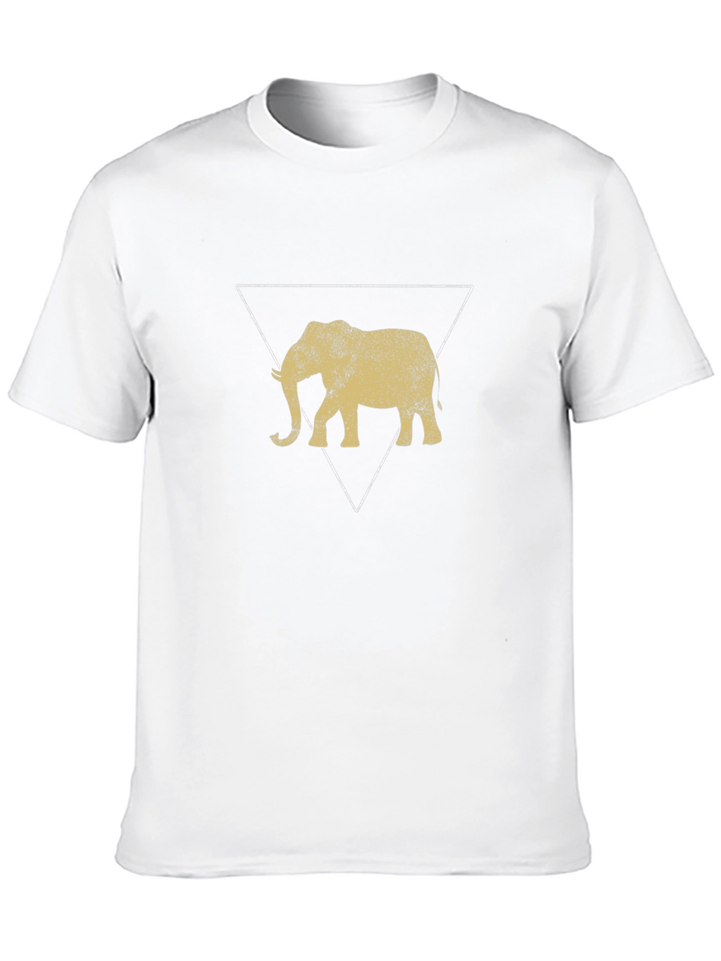 Elephant Triangle T-Shirt - Stylish Graphic Tee