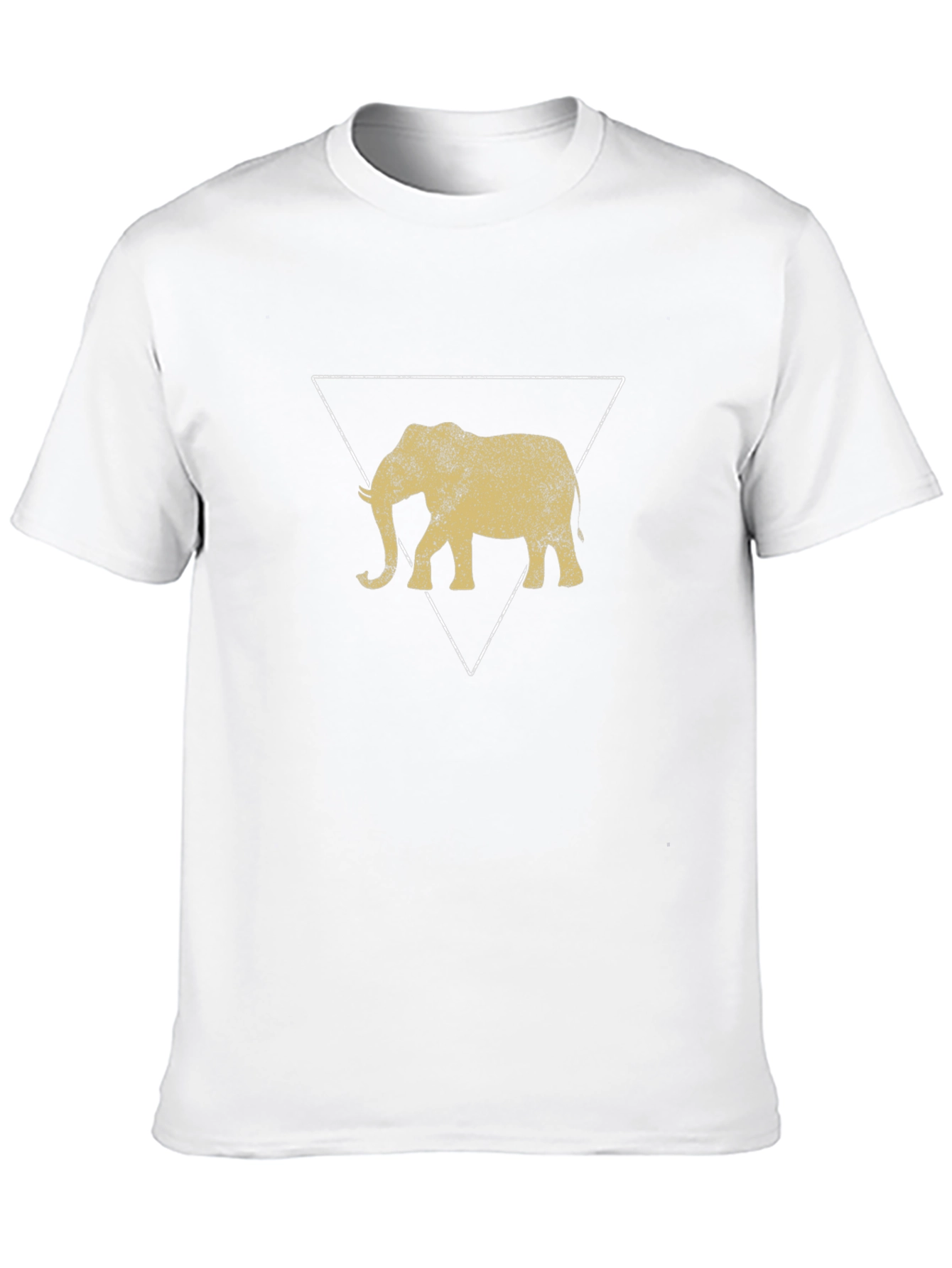 Elephant Triangle T-Shirt - Stylish Graphic Tee