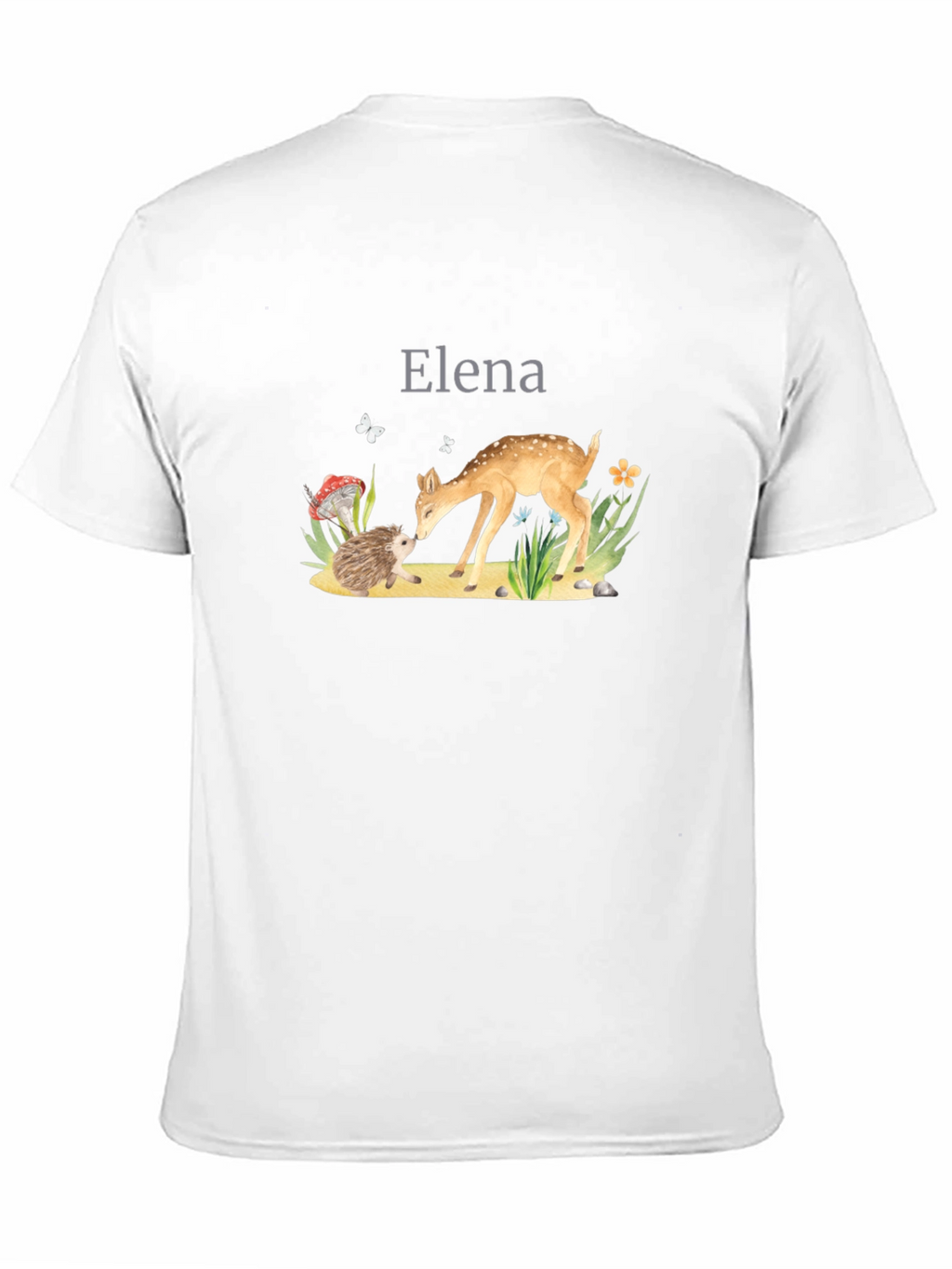 Elena Forest Friends Black T-Shirt