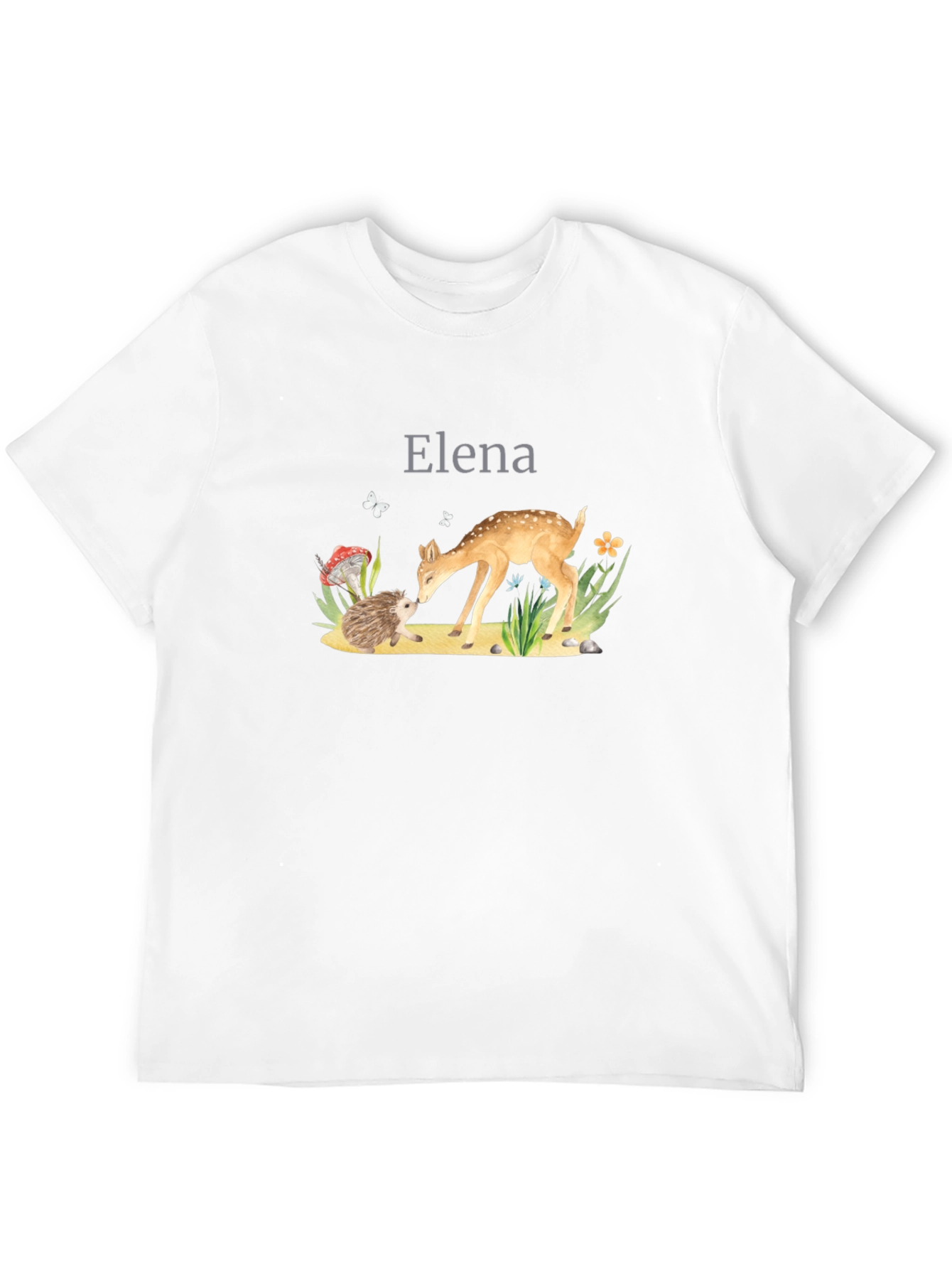 Elena Forest Friends Black T-Shirt