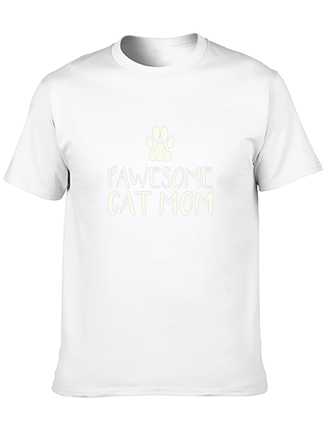 Pawsome Cat Mom T-Shirt