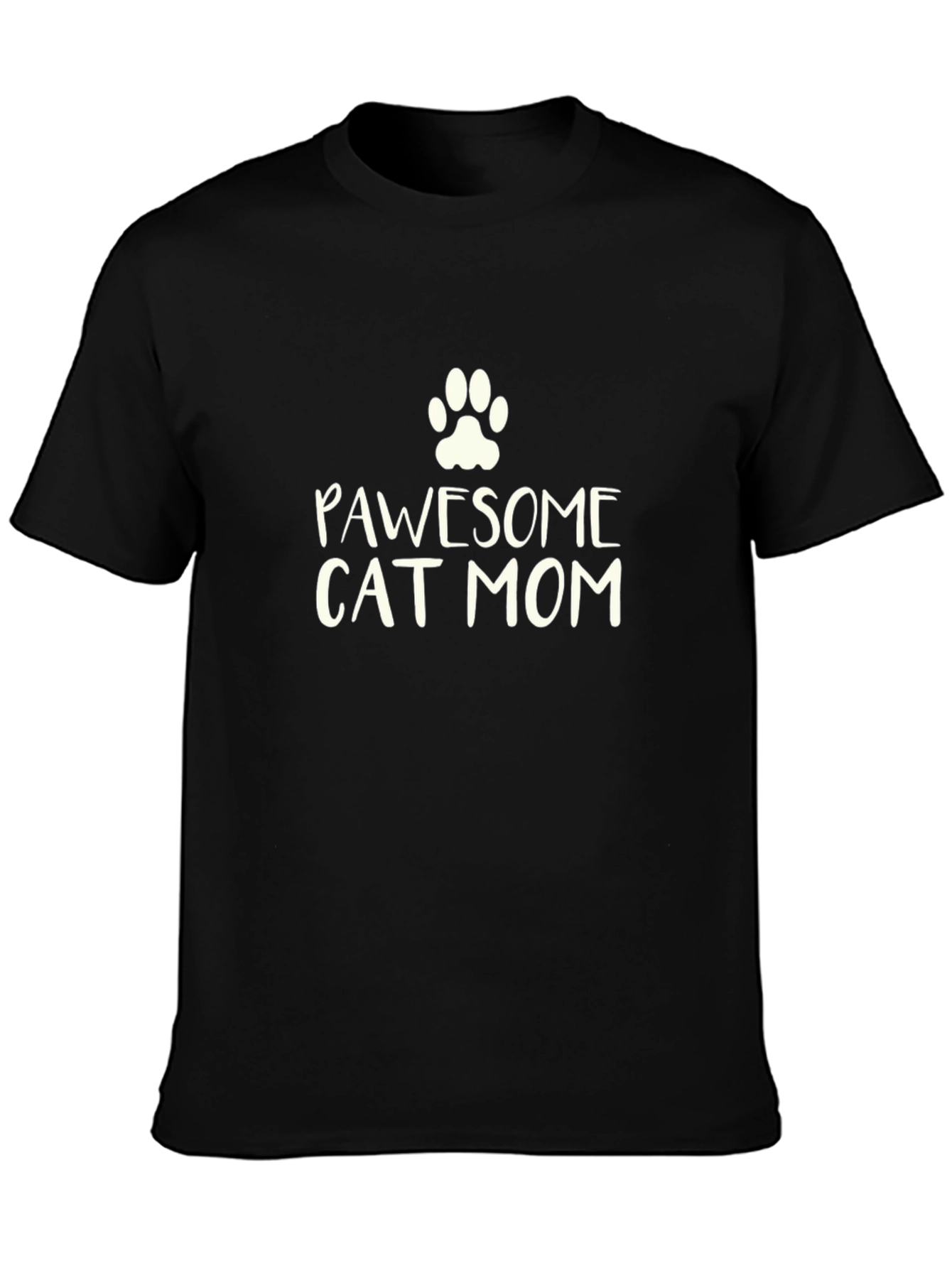 Pawsome Cat Mom T-Shirt