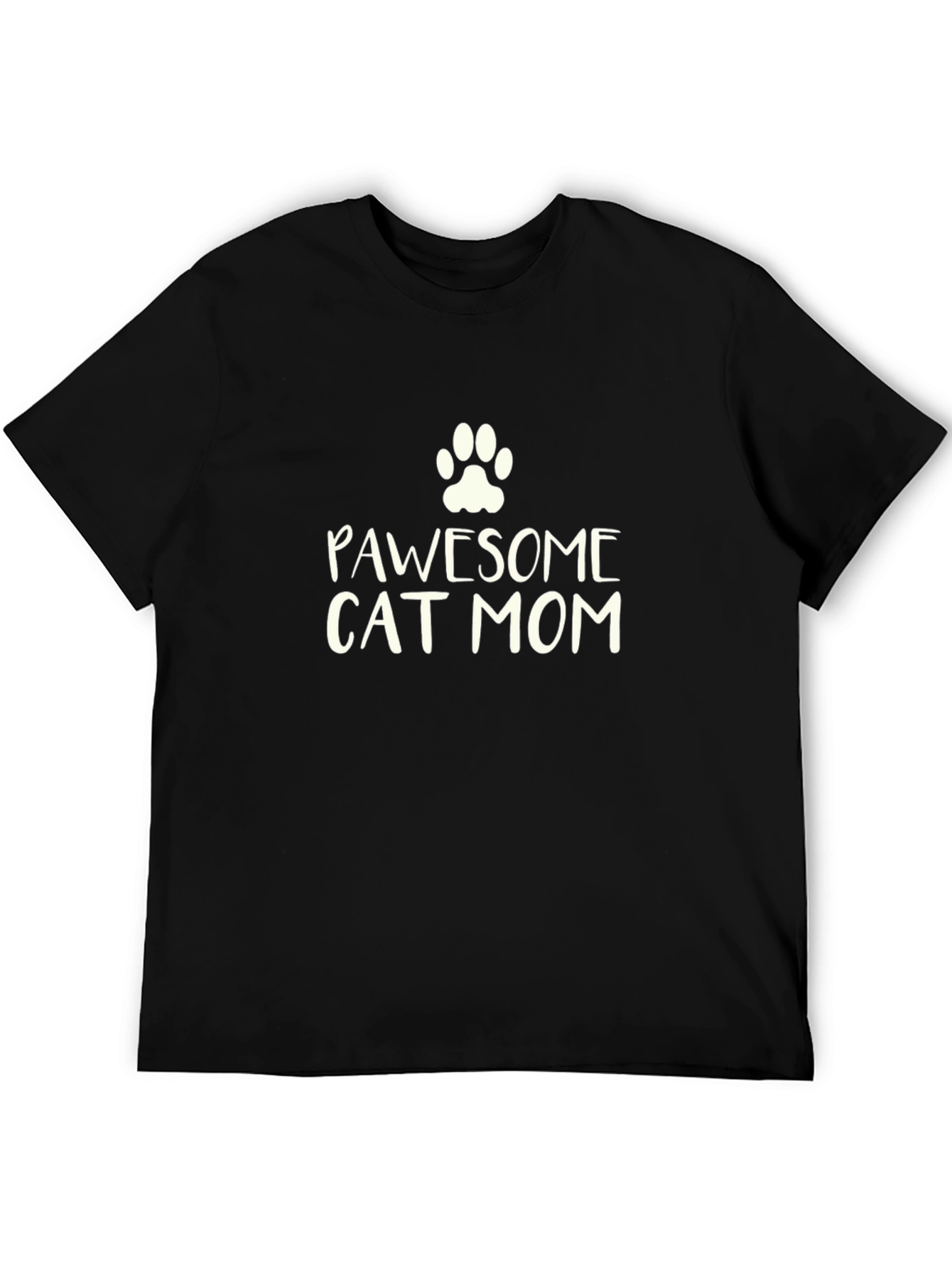 Pawsome Cat Mom T-Shirt