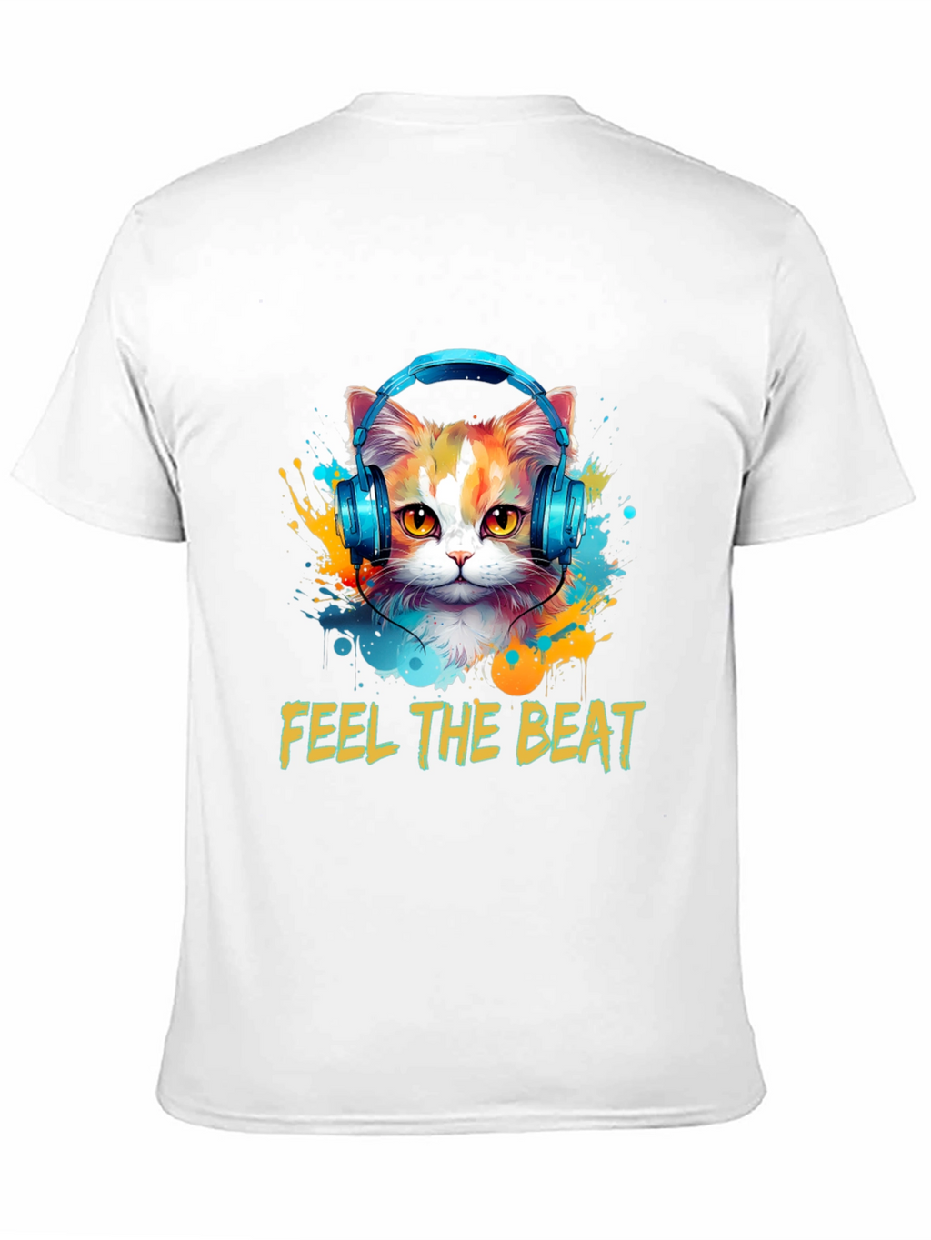 Feel the Beat Cat T-Shirt