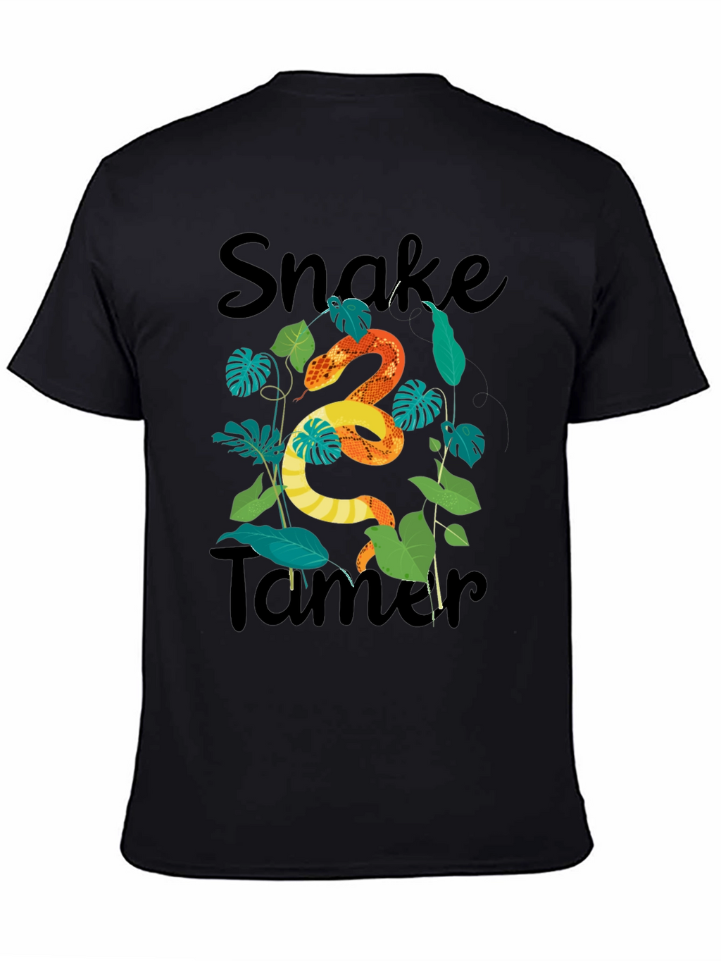 Snake Tamer Graphic Tee - Black