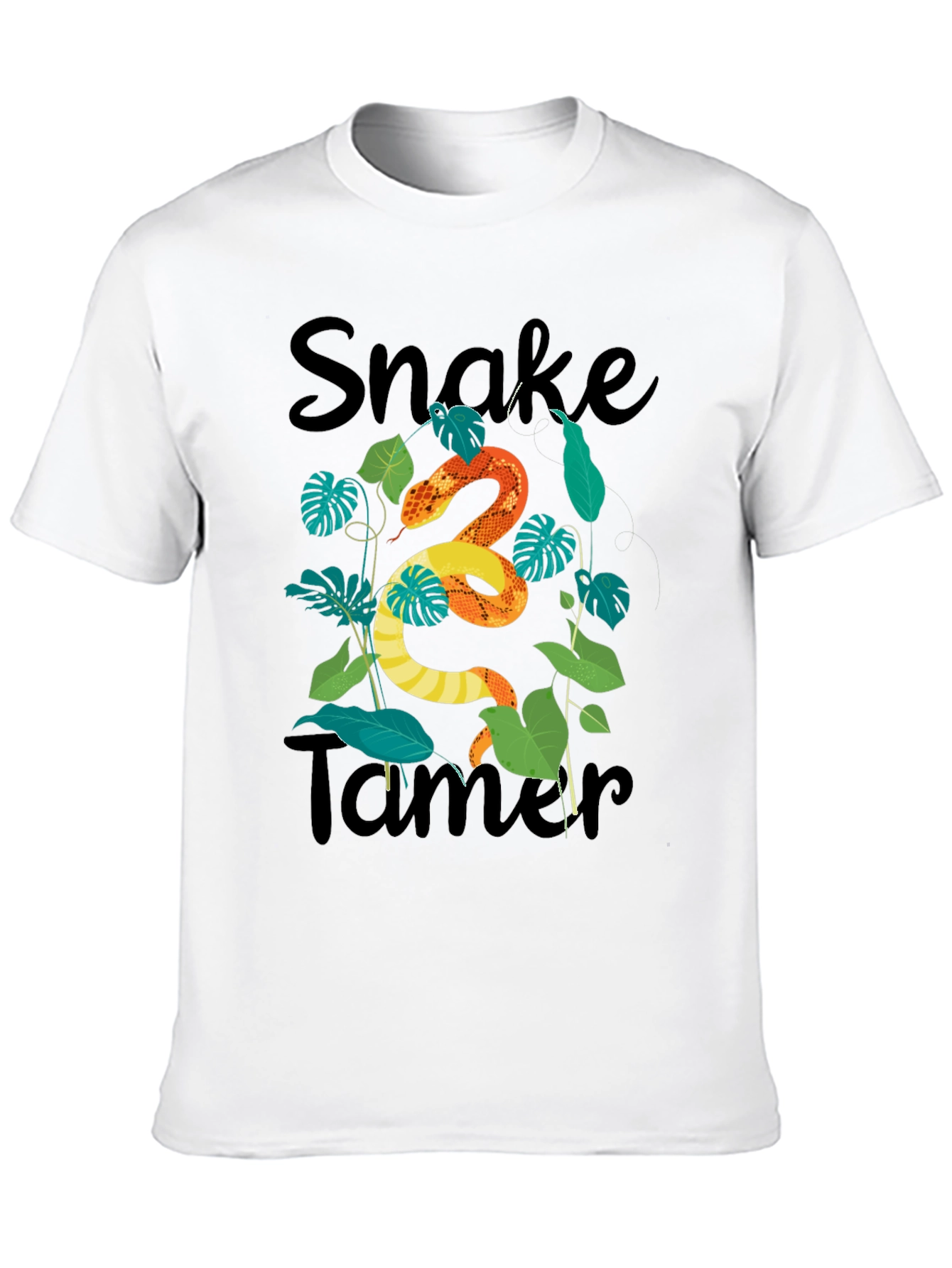 Snake Tamer Graphic Tee - Black