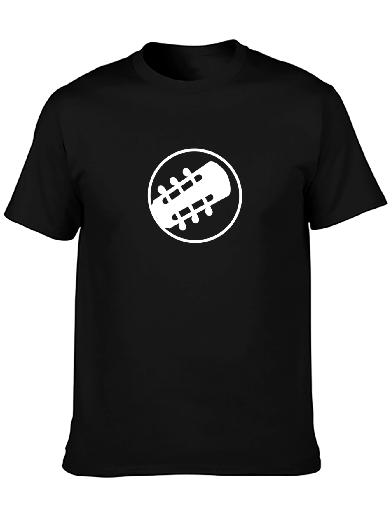Guitar Headstock Graphic Tee - Music Lovers T-Shirt