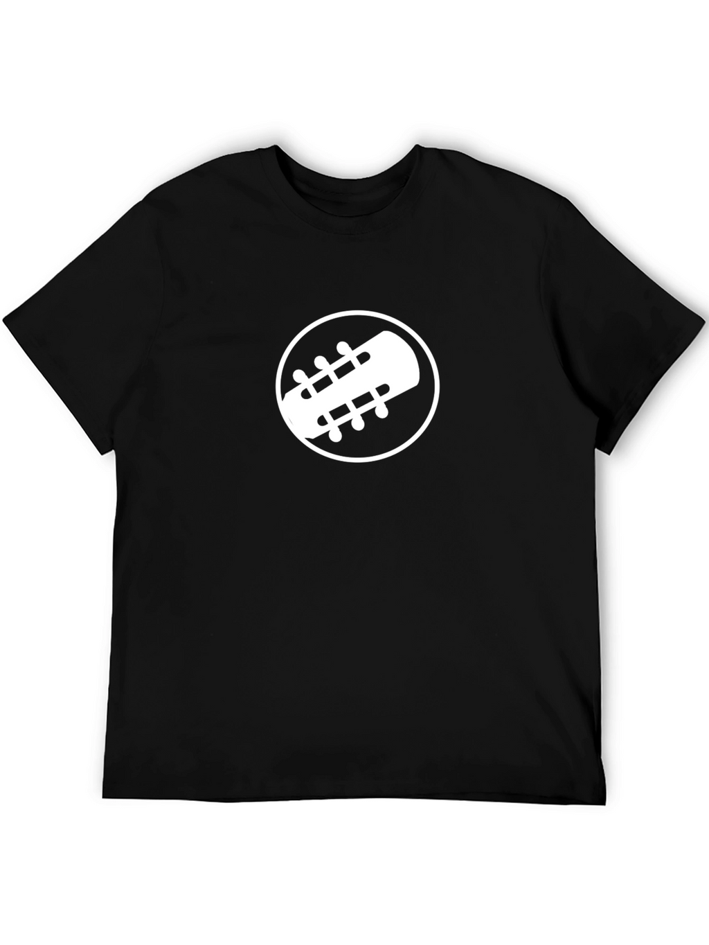 Guitar Headstock Graphic Tee - Music Lovers T-Shirt
