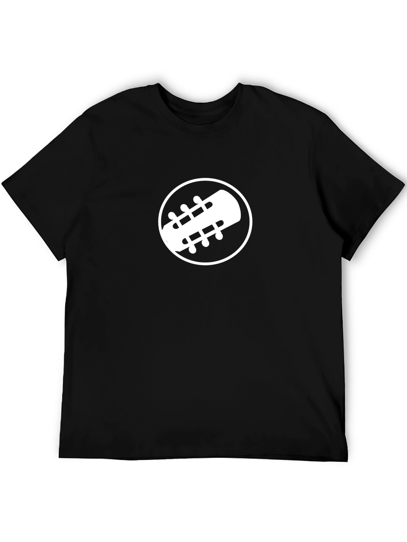 Guitar Headstock Graphic Tee - Music Lovers T-Shirt