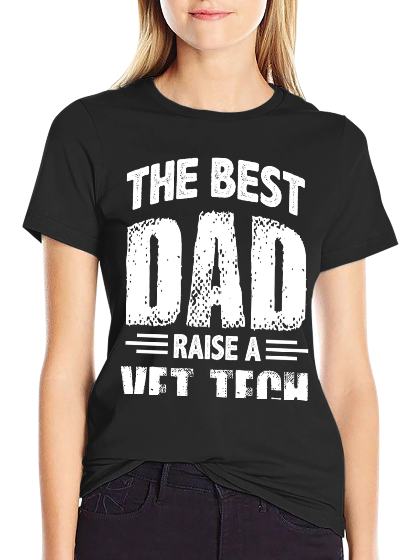 Best Dad Raise A Vet Tech Graphic T-Shirt