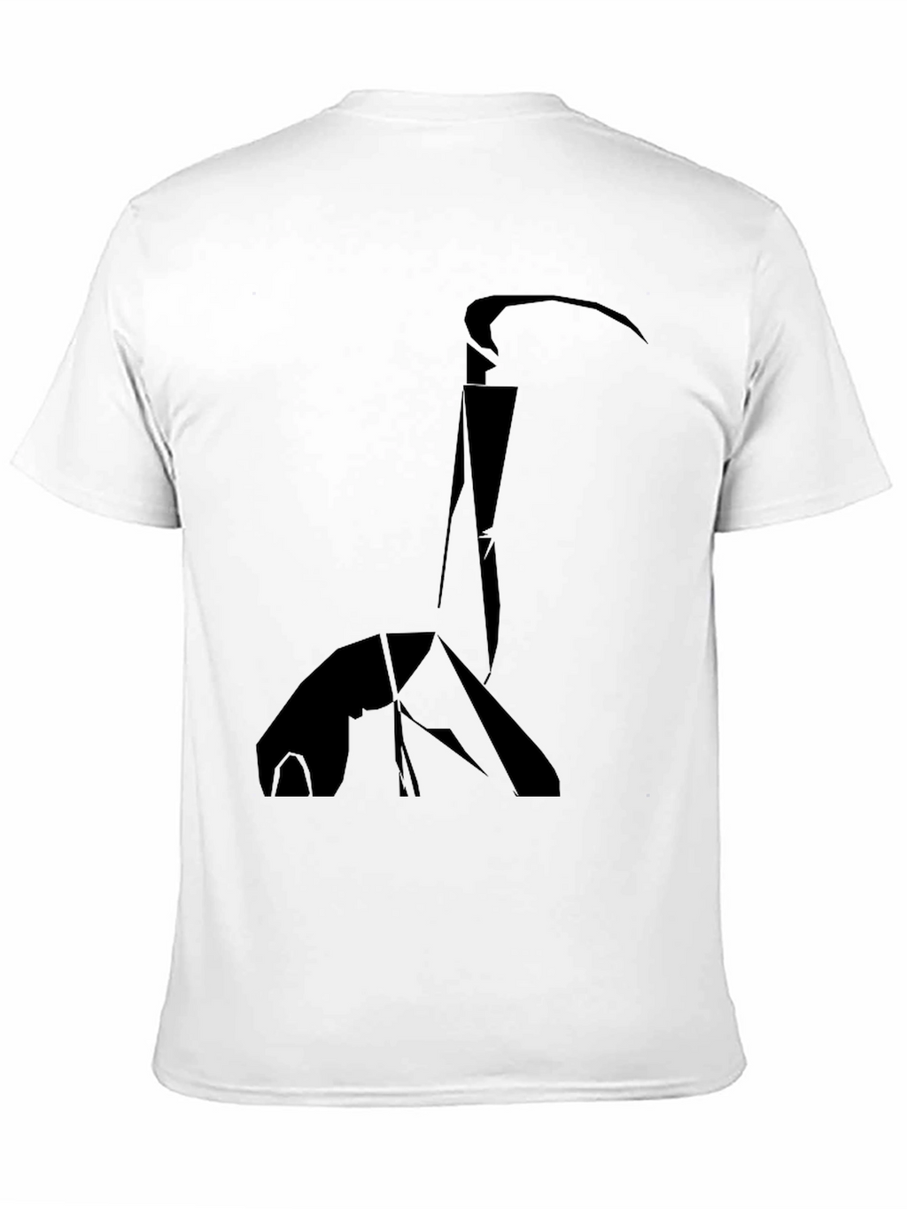 Abstract Grim Reaper Black T-Shirt