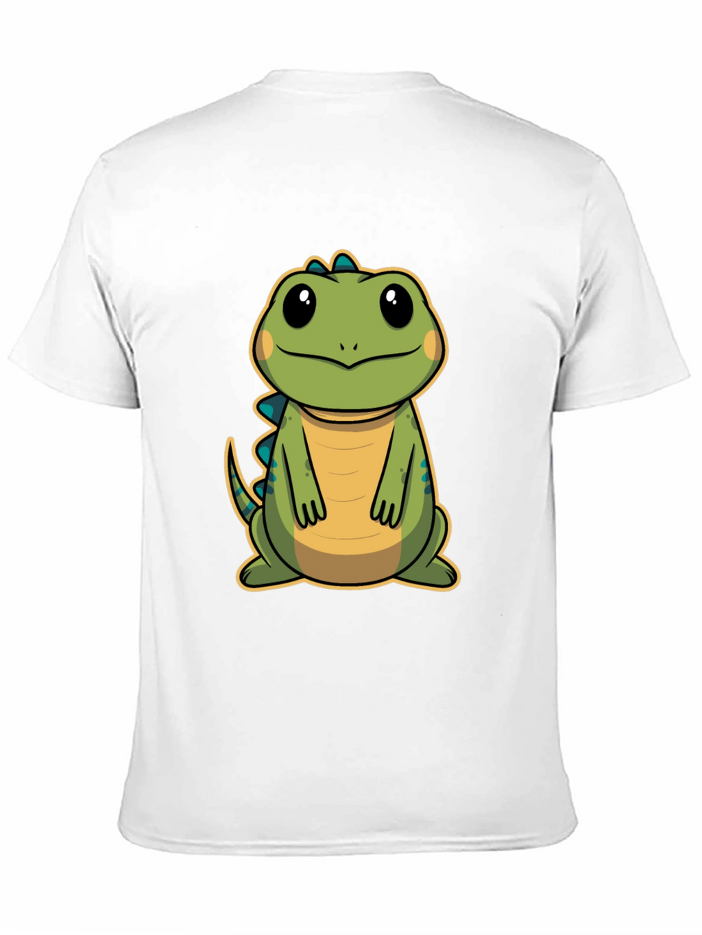 Cute Cartoon Dinosaur T-Shirt - Black