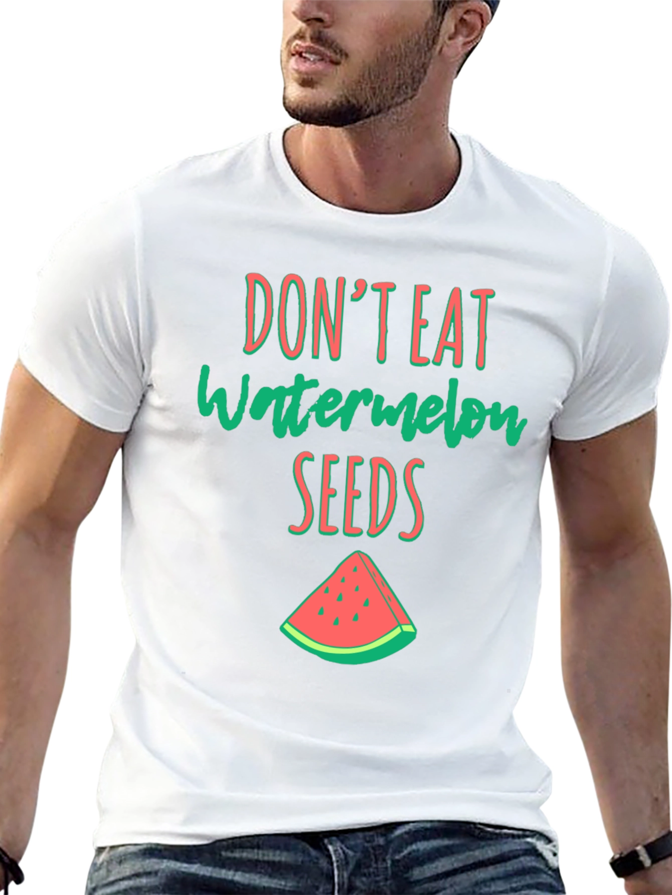 Dont Eat Watermelon Seeds T-Shirt - Funny Graphic Tee