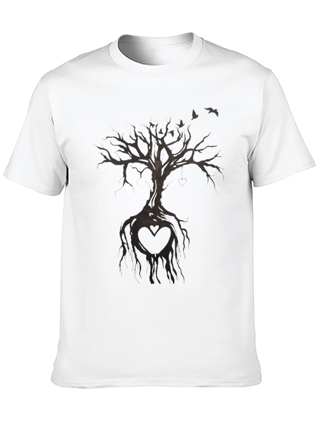Heart Tree Black T-Shirt