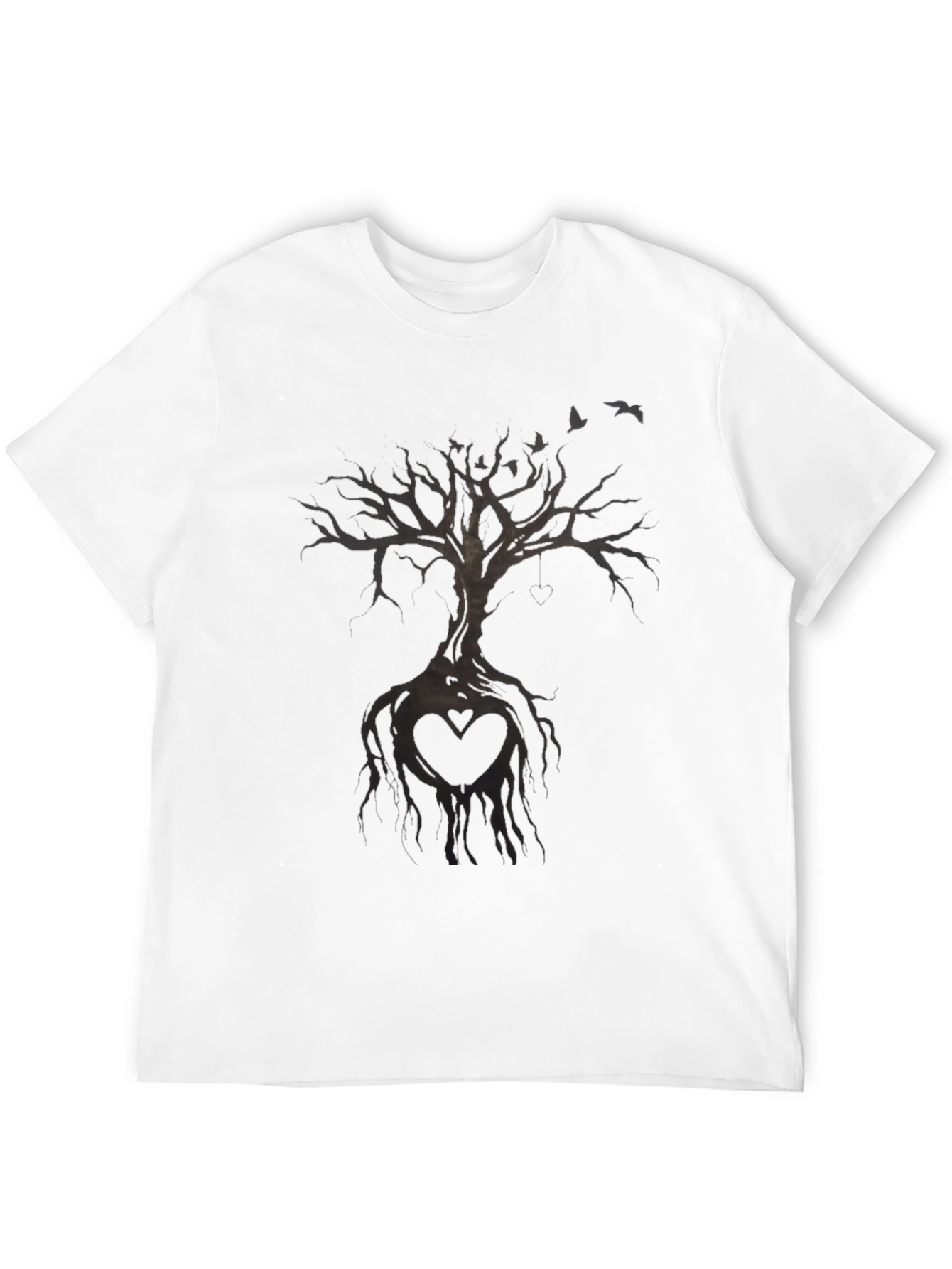 Heart Tree Black T-Shirt