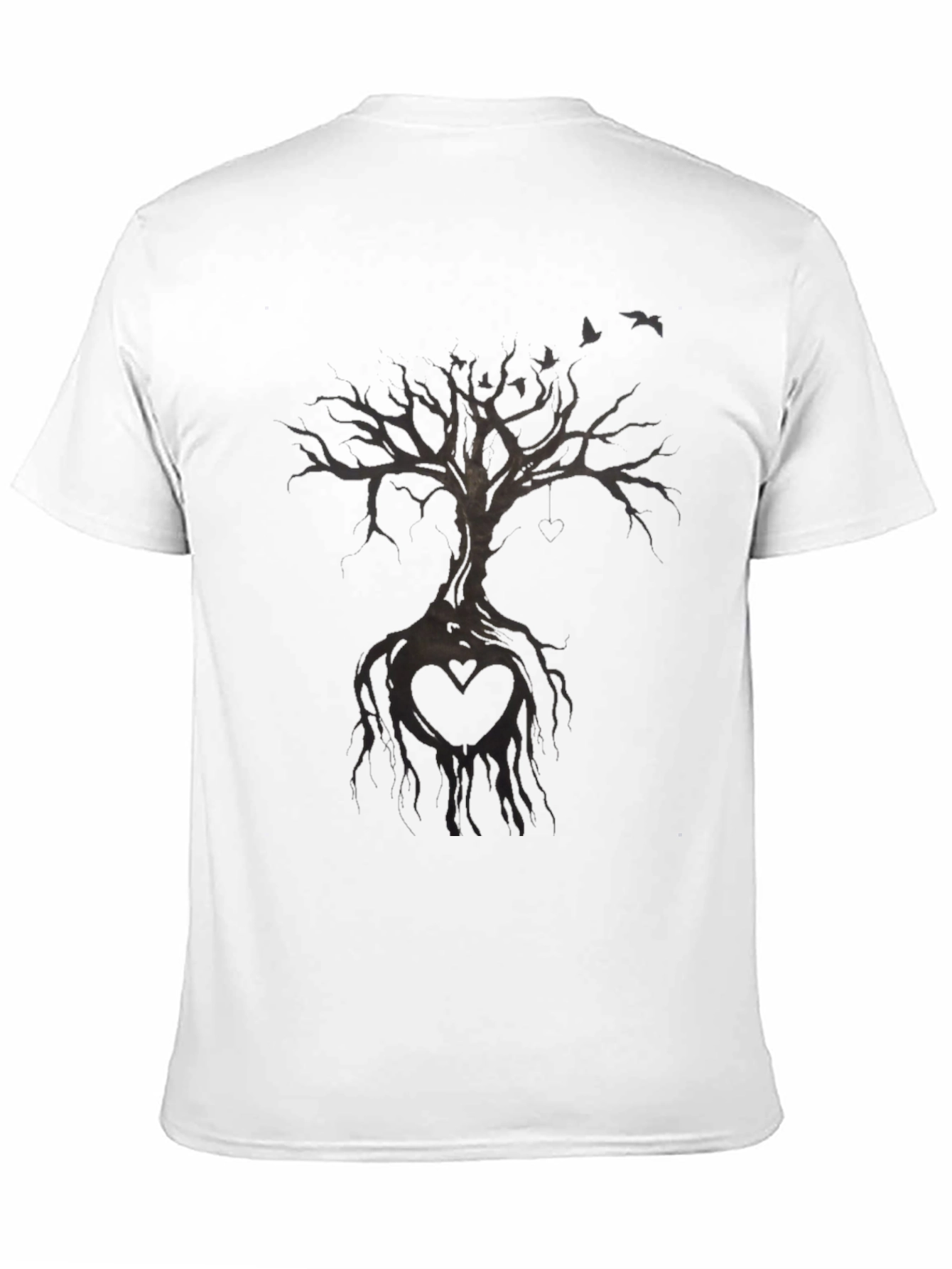 Heart Tree Black T-Shirt