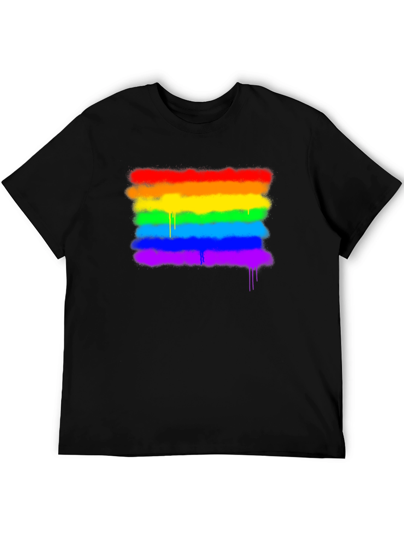Pride Rainbow Spray Graphic T-Shirt