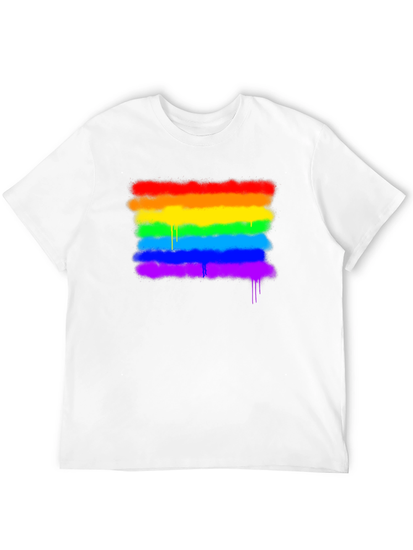 Pride Rainbow Spray Graphic T-Shirt