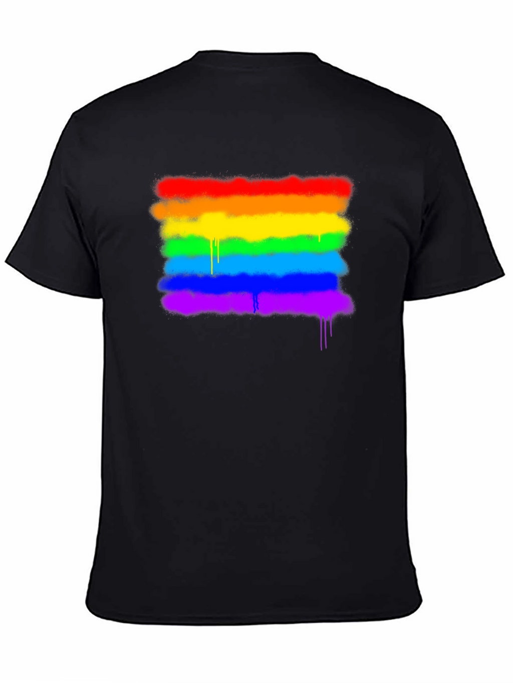 Pride Rainbow Spray Graphic T-Shirt