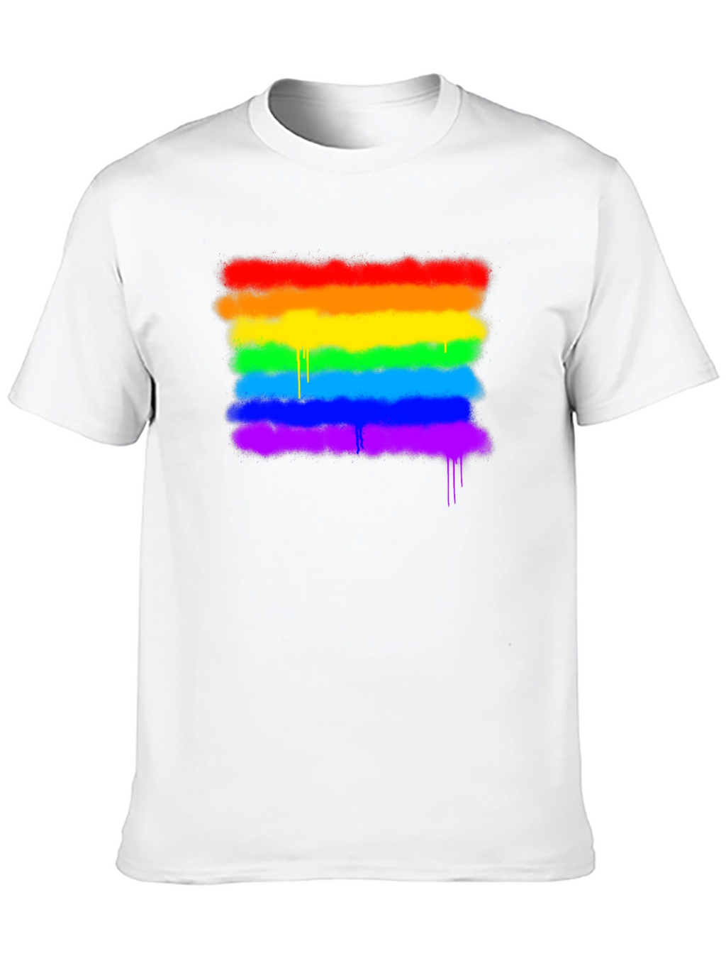 Pride Rainbow Spray Graphic T-Shirt