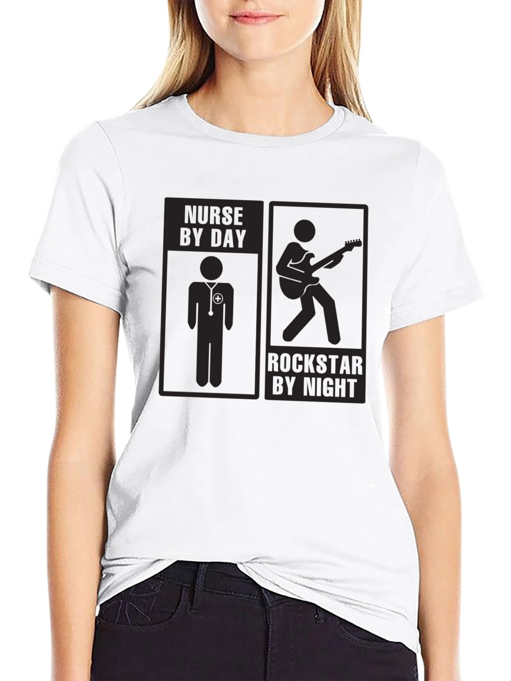 Nurse by Day Rockstar by Night T-Shirt