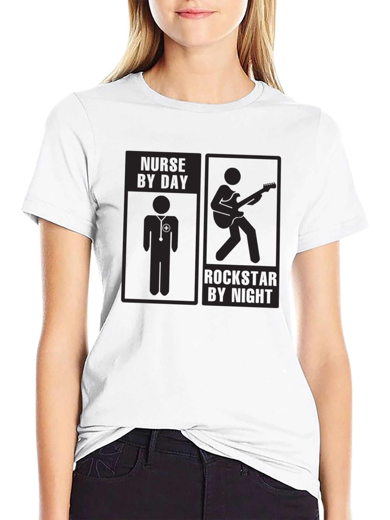 Nurse by Day Rockstar by Night T-Shirt