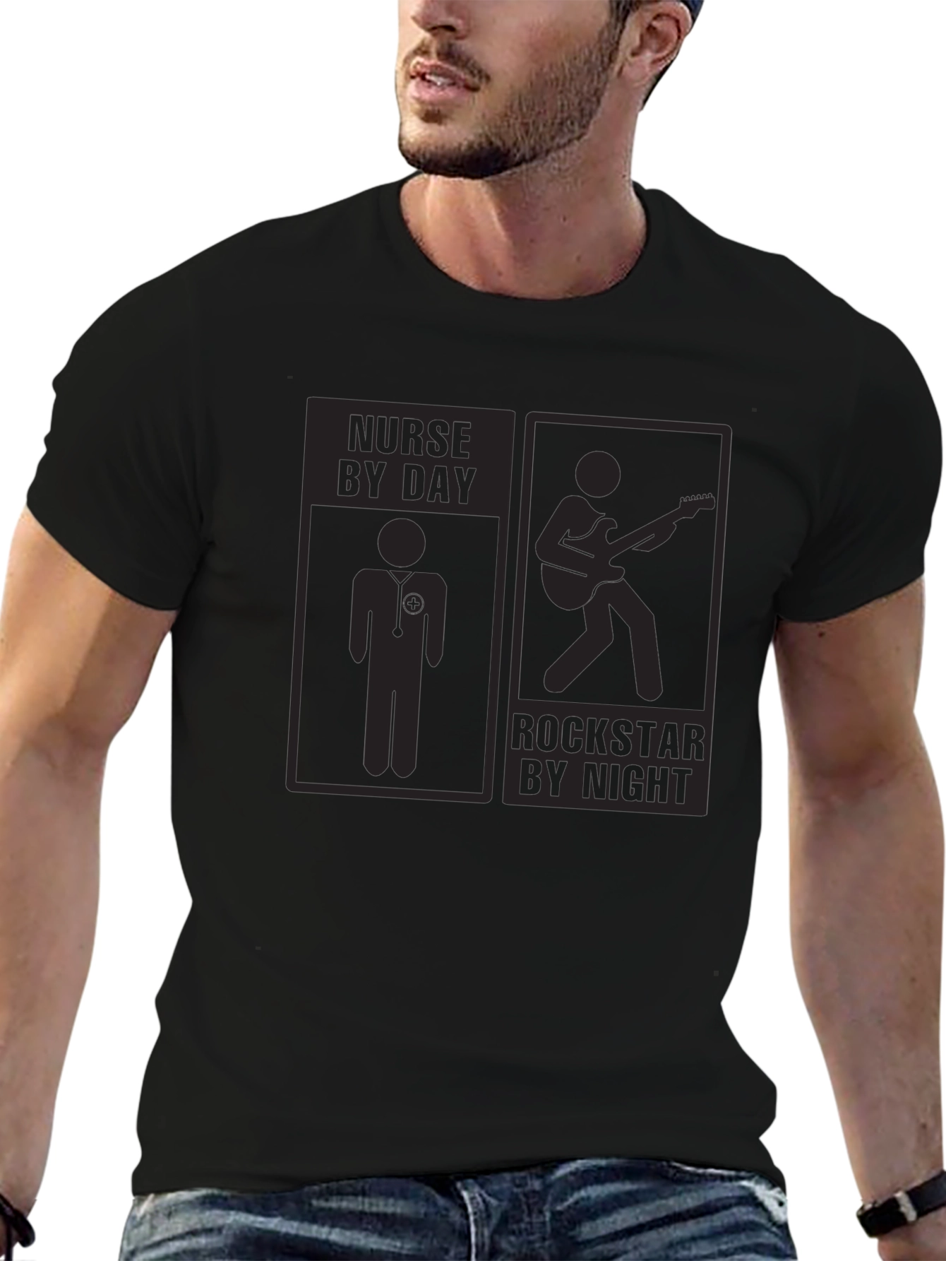 Nurse by Day Rockstar by Night T-Shirt