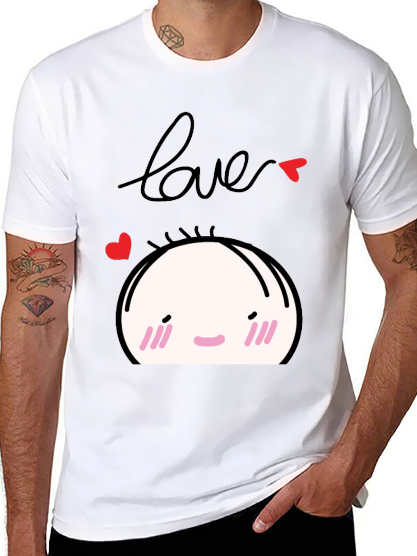 Love Bun Graphic T-Shirt - Cute Kawaii Style