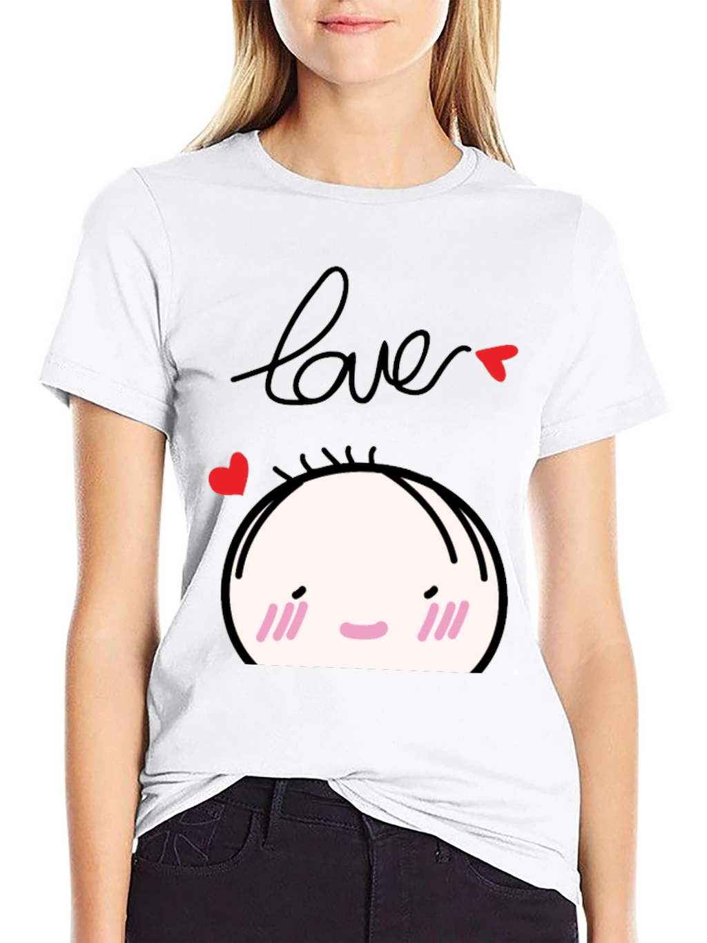Love Bun Graphic T-Shirt - Cute Kawaii Style