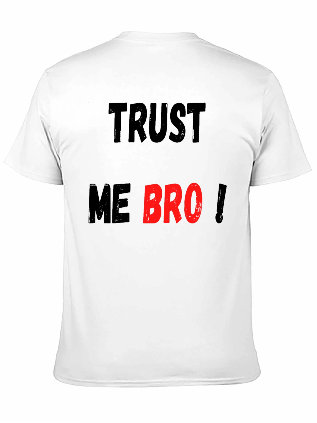 Trust Me Bro Black Graphic T-Shirt
