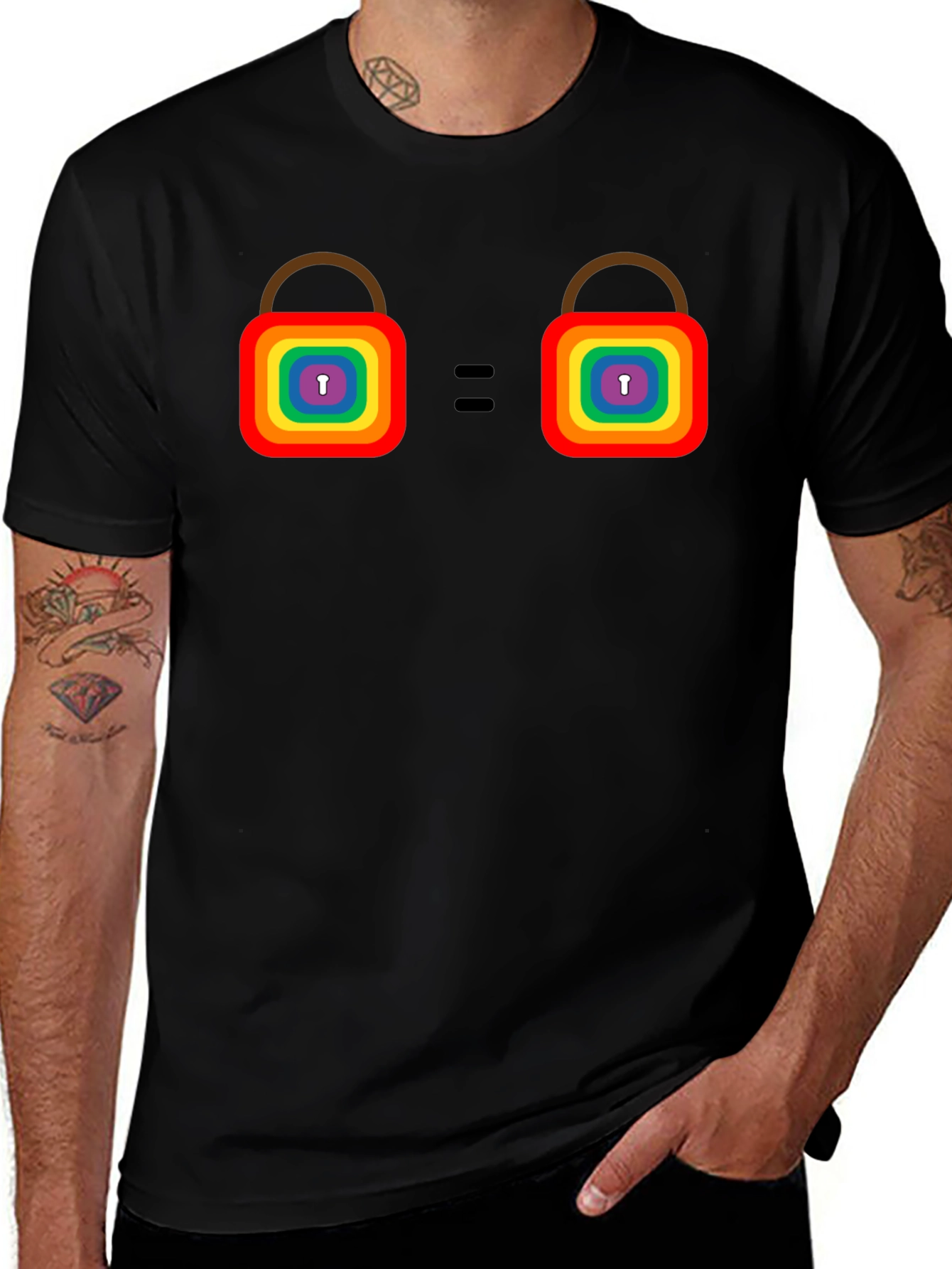 LGBTQ+ Equality Shirt - Love is Love Design