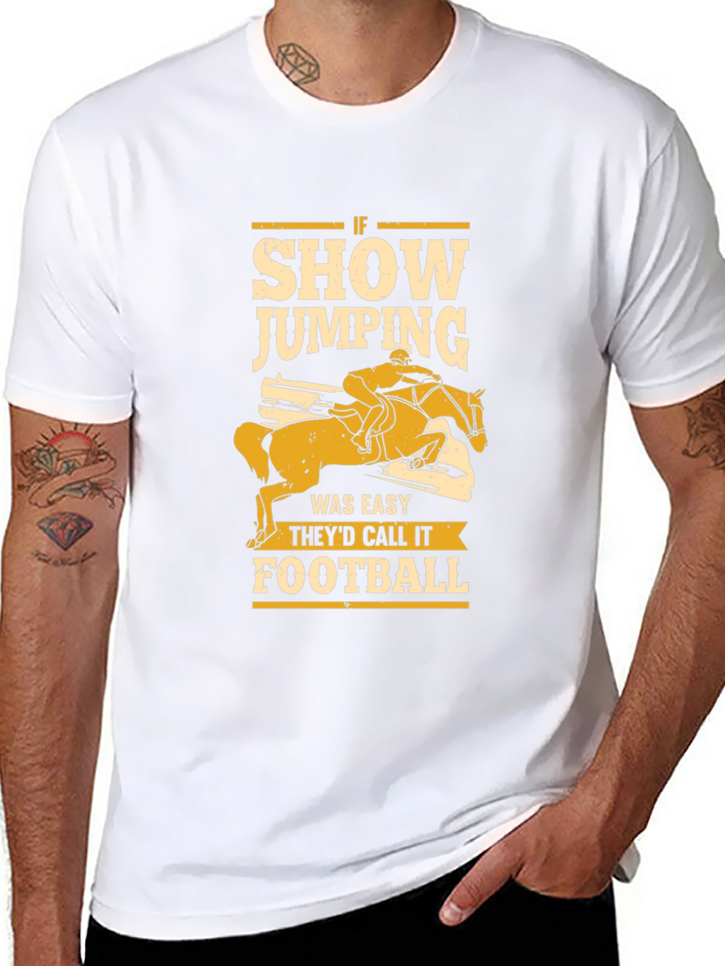 Show Jumping T-Shirt - Equestrian Horse Lover Tee