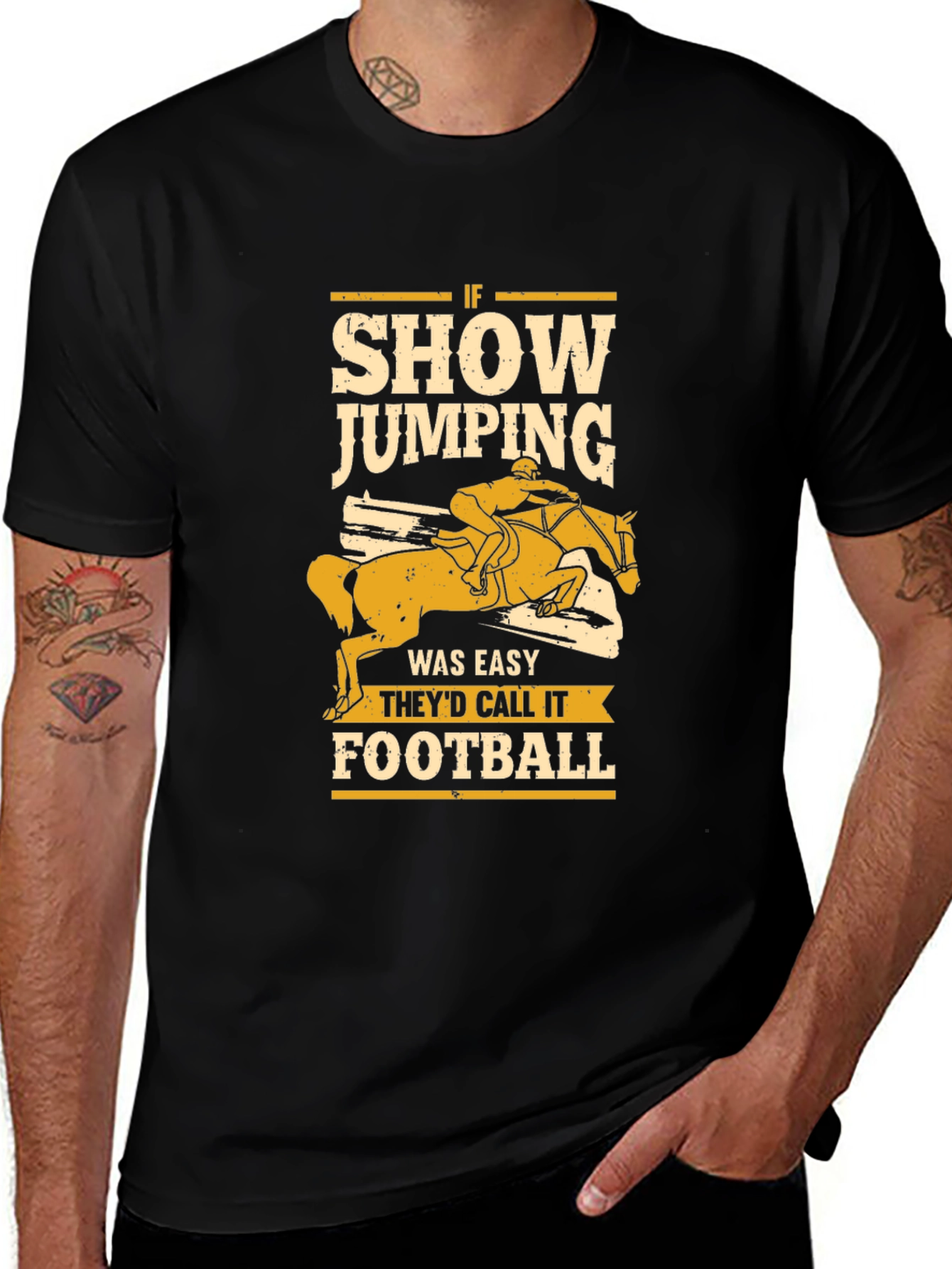 Show Jumping T-Shirt - Equestrian Horse Lover Tee