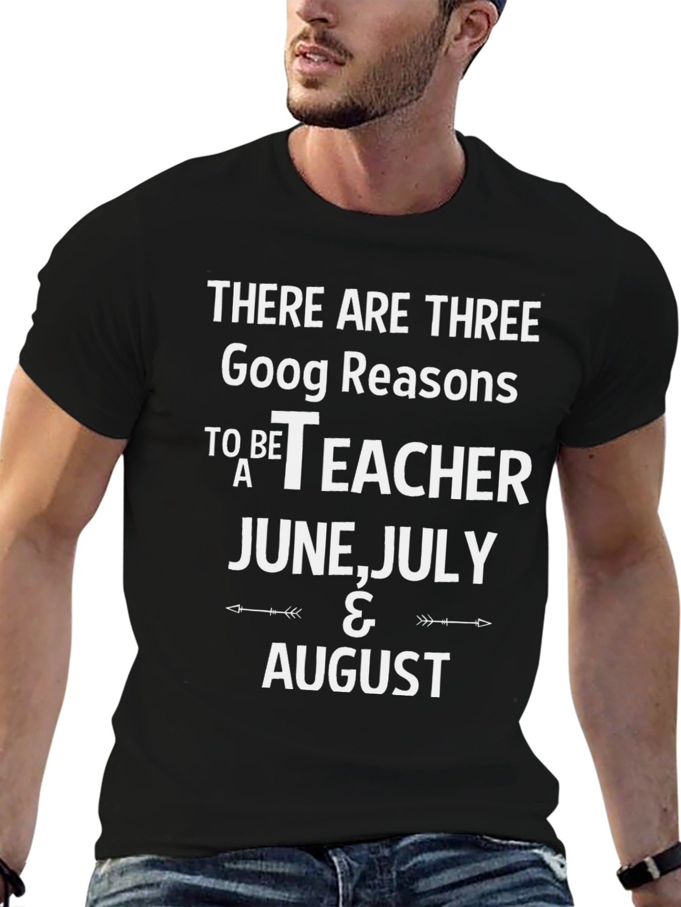 Teacher Summer Vacation T-Shirt - June July August Reasons