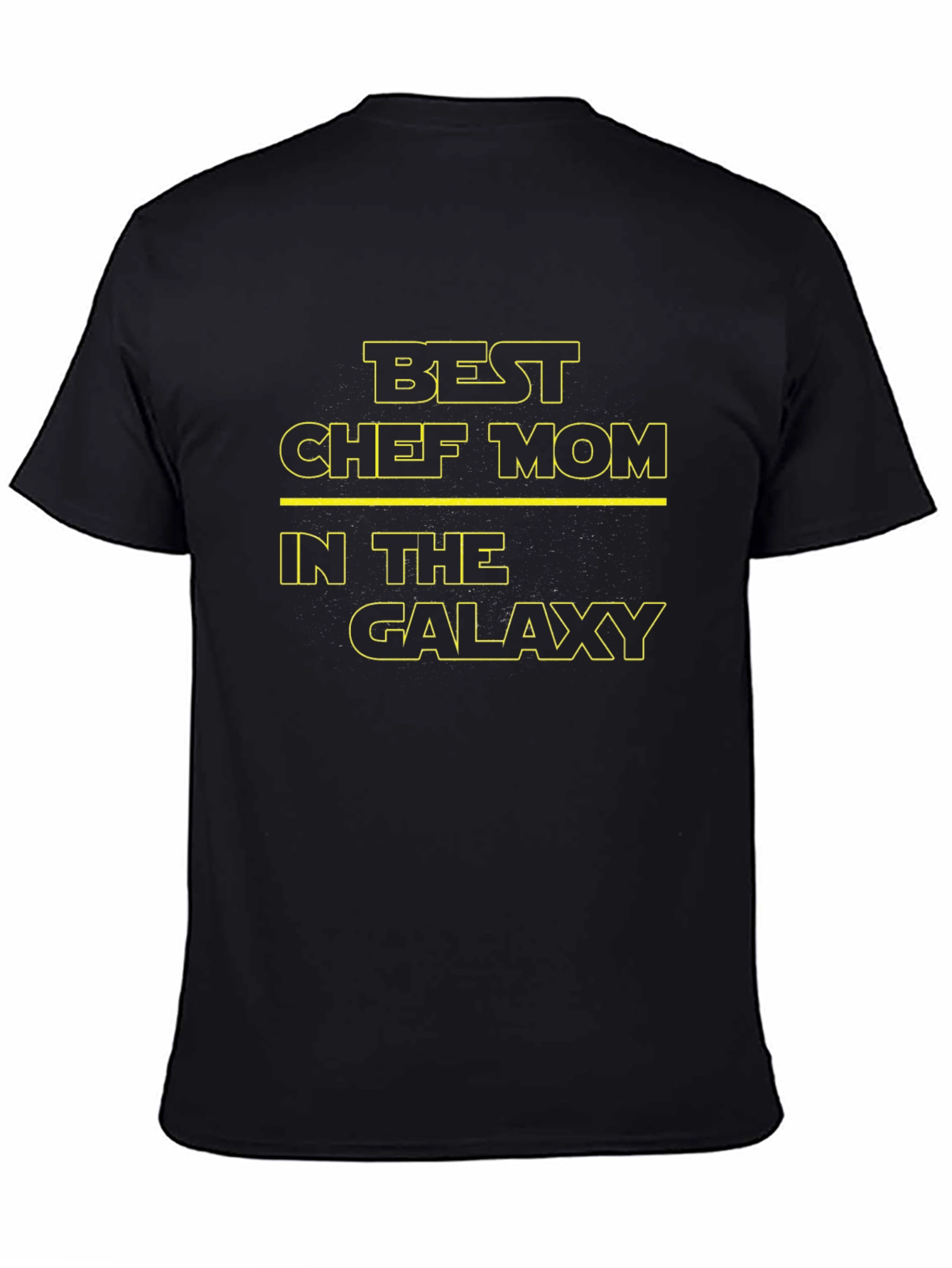 Best Chef Mom in The Galaxy Black T-Shirt