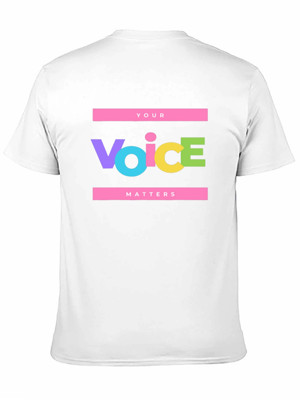 Your Voice Matters Graphic Tee - Black Unisex T-Shirt