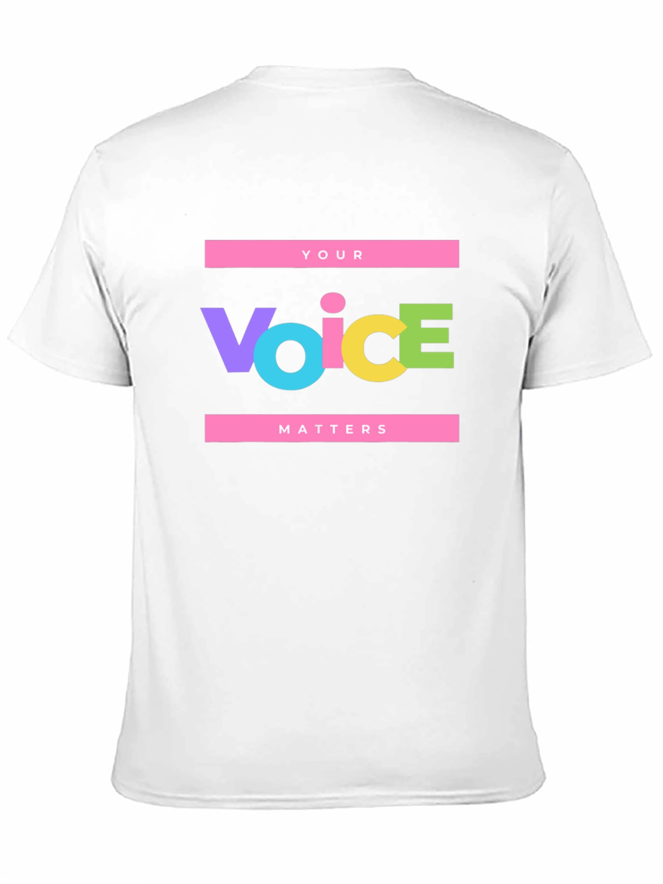 Your Voice Matters Graphic Tee - Black Unisex T-Shirt