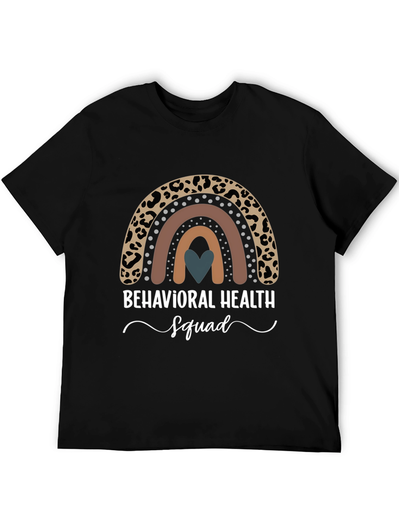 Behavioral Health Squad Rainbow Graphic Tee