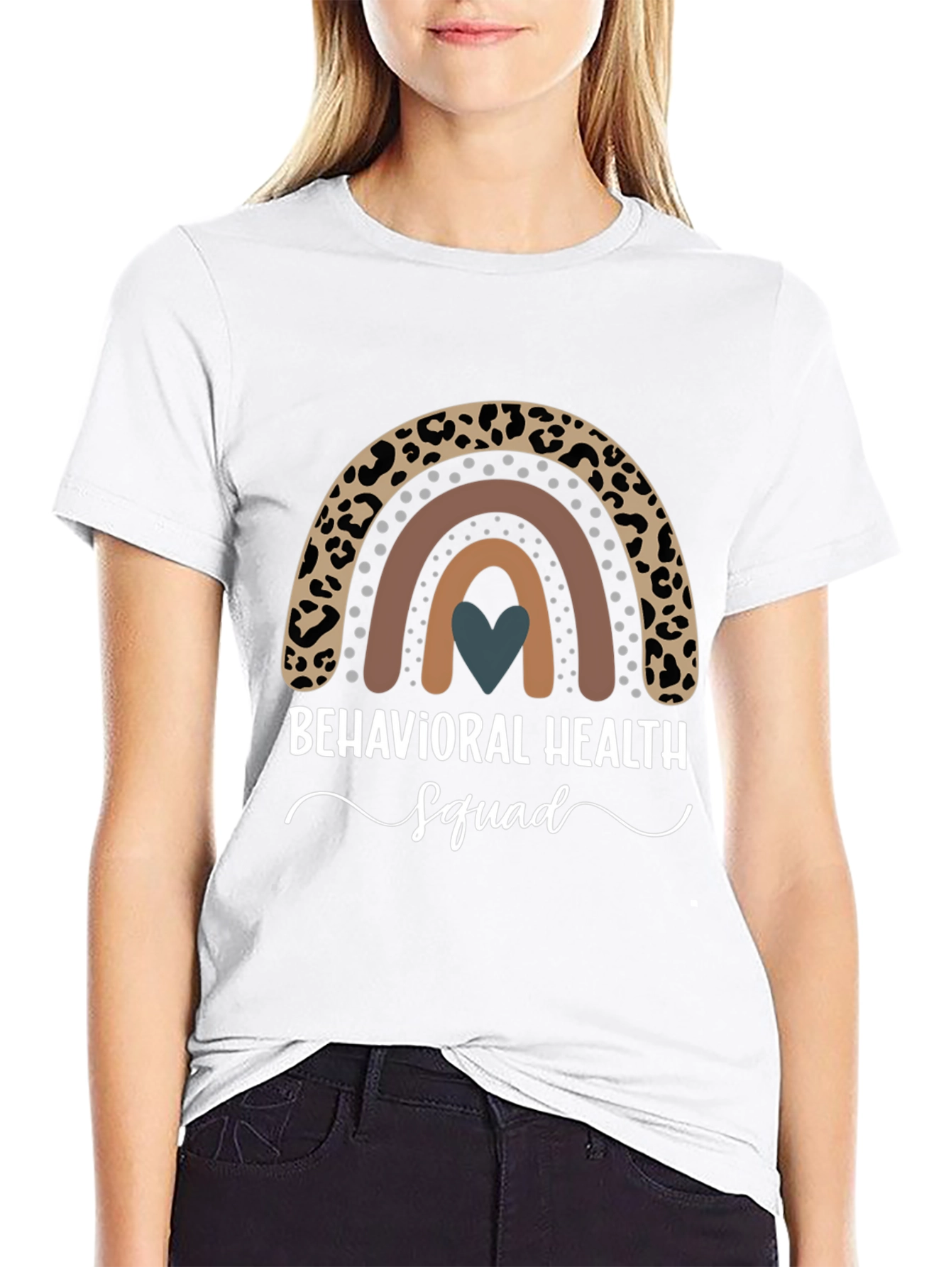 Behavioral Health Squad Rainbow Graphic Tee